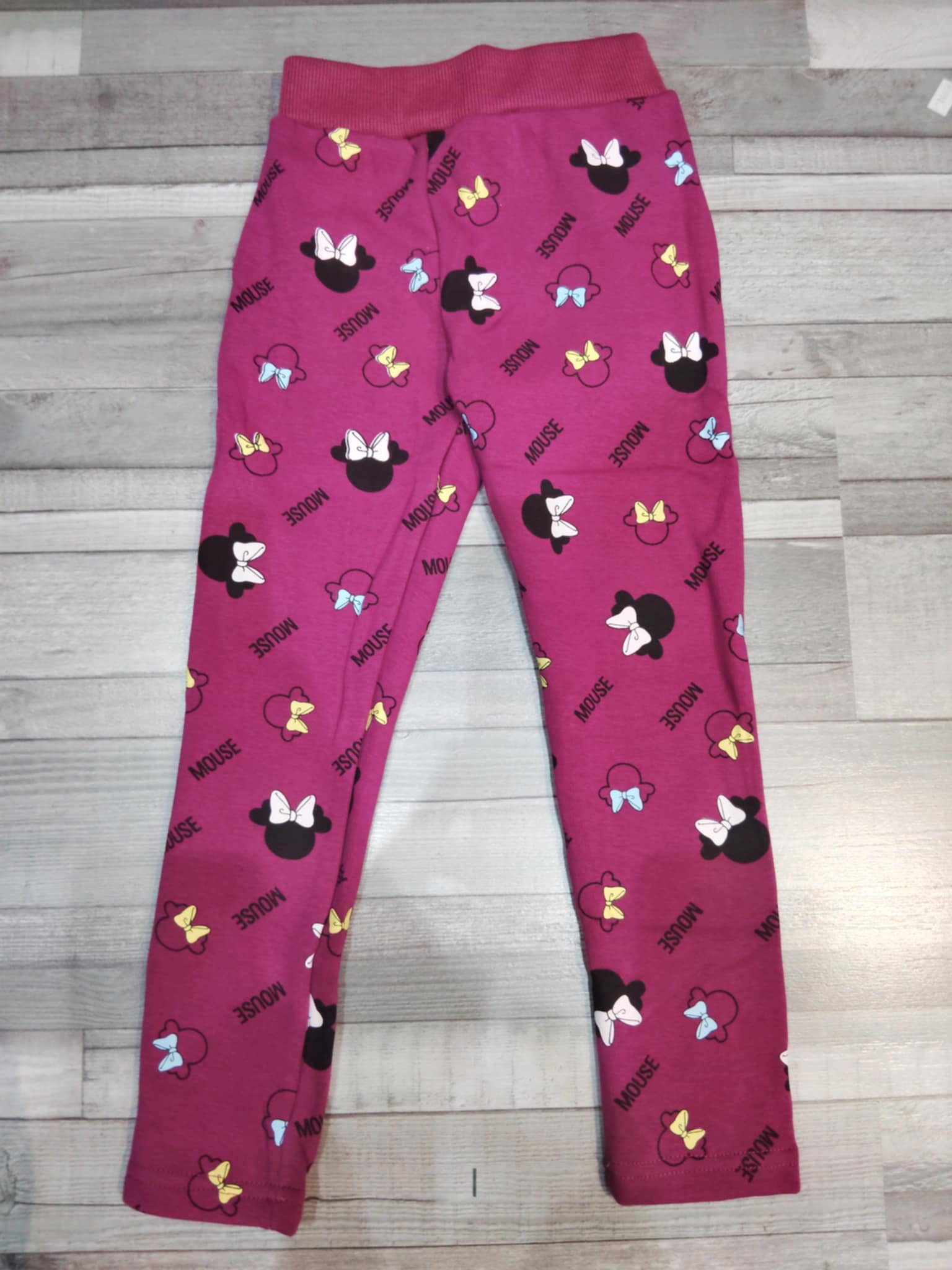 Lányka thermo leggings “Mouse” mintával – 116–146