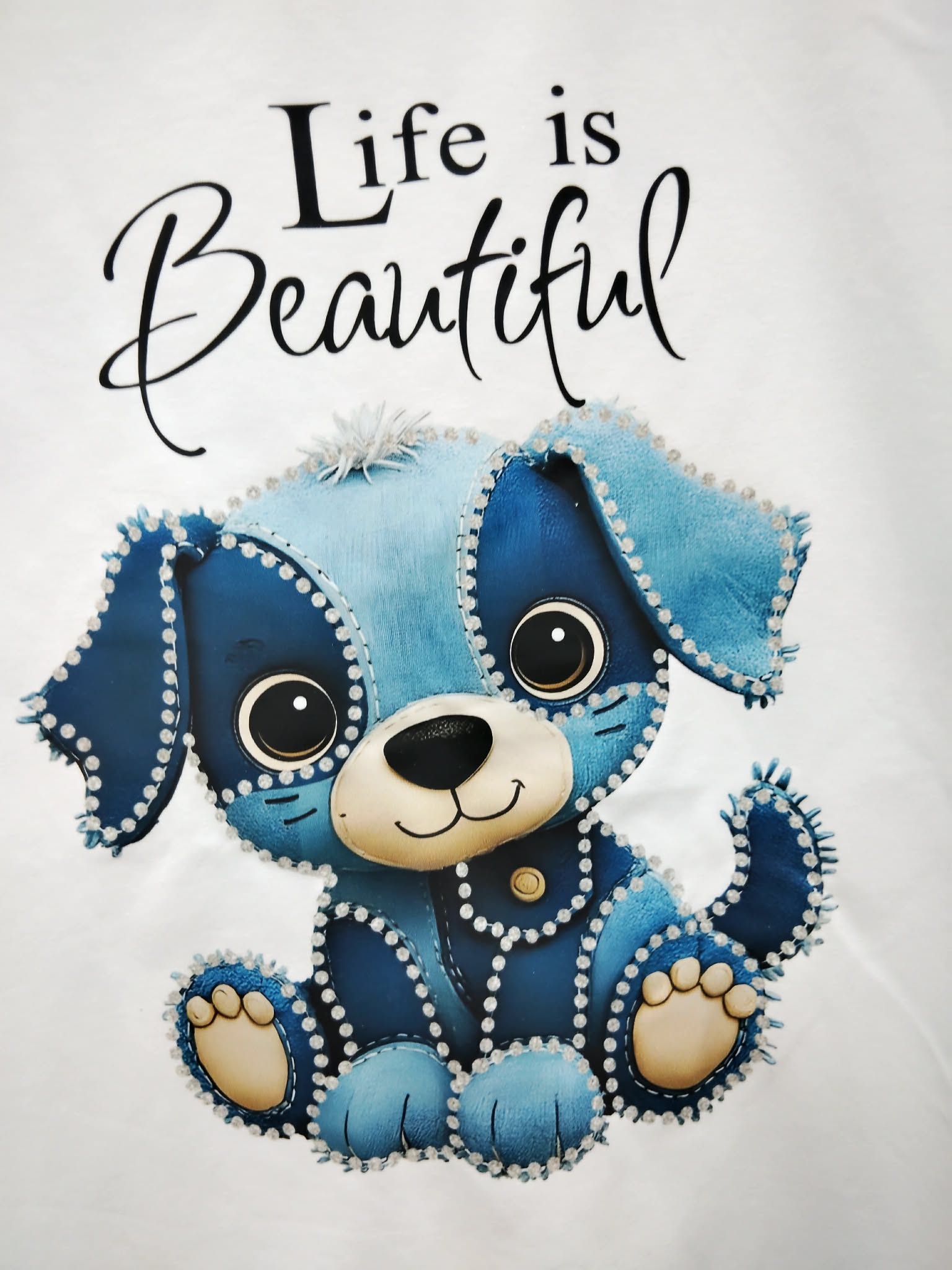 Női pamut póló többféle mintával (M-XL)