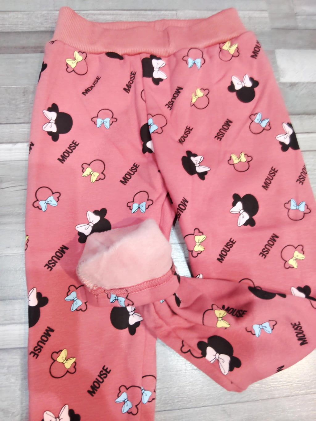 Lányka thermo leggings “Mouse” mintával – 116–146
