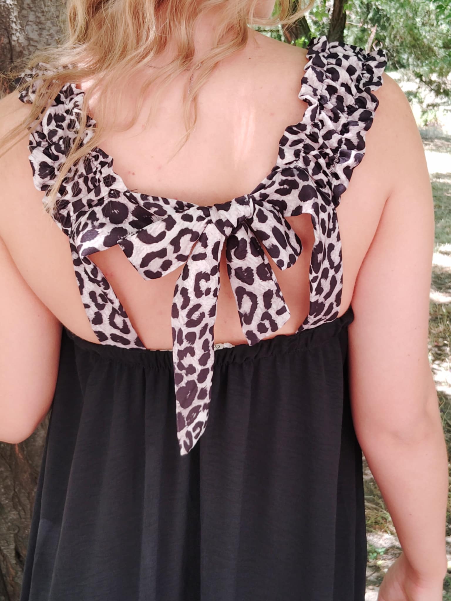 Nyári női ruha – Mintás vállpánttal ( S-XL)