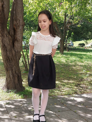 FLORA lány ünneplő ruha ( 6 év-16 év)