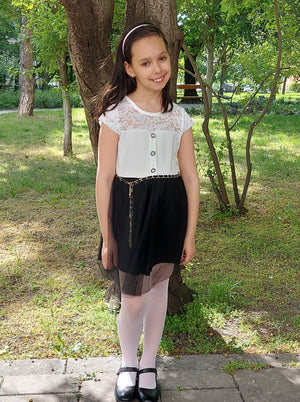 PATRICIA ünneplő lány ruha (6év-16év)