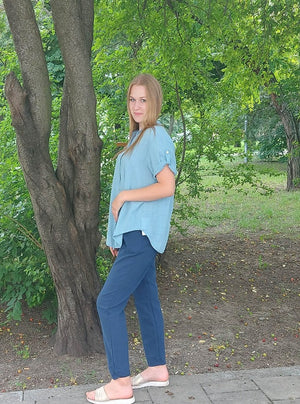 Gombos pamut női ing