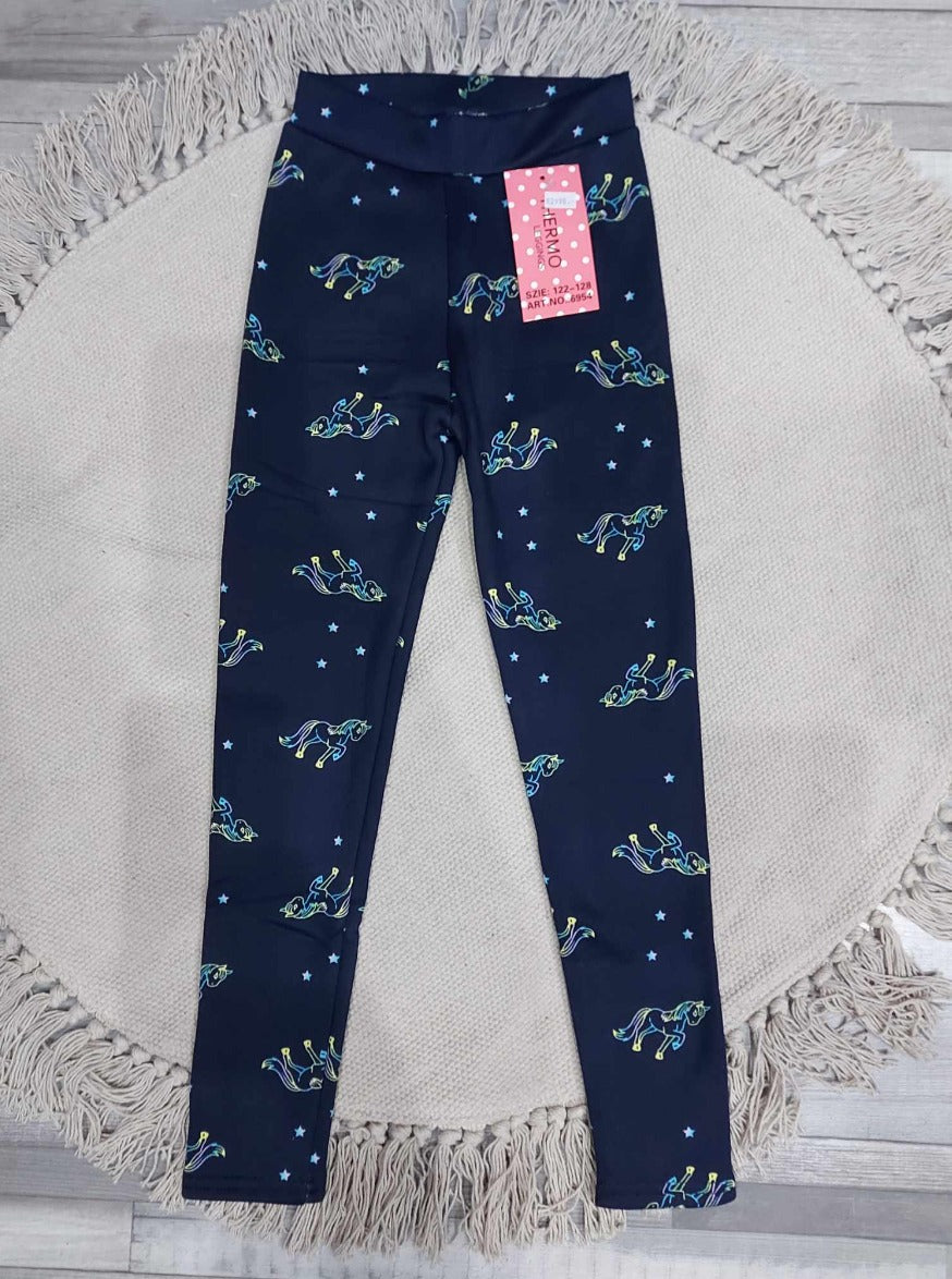 THERMO BÉLELT LÁNY LEGGINGS ( 98-140)