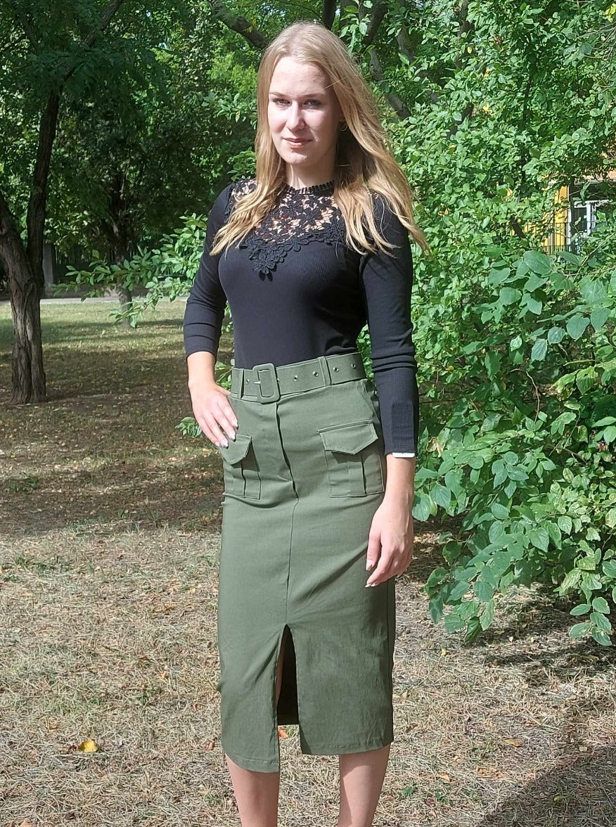 Öves női szoknya
