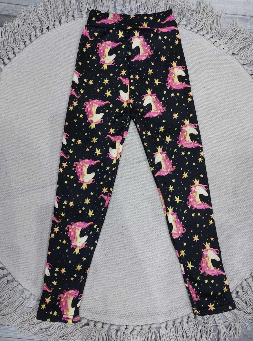 THERMO BÉLELT LÁNY LEGGINGS ( 98-140)