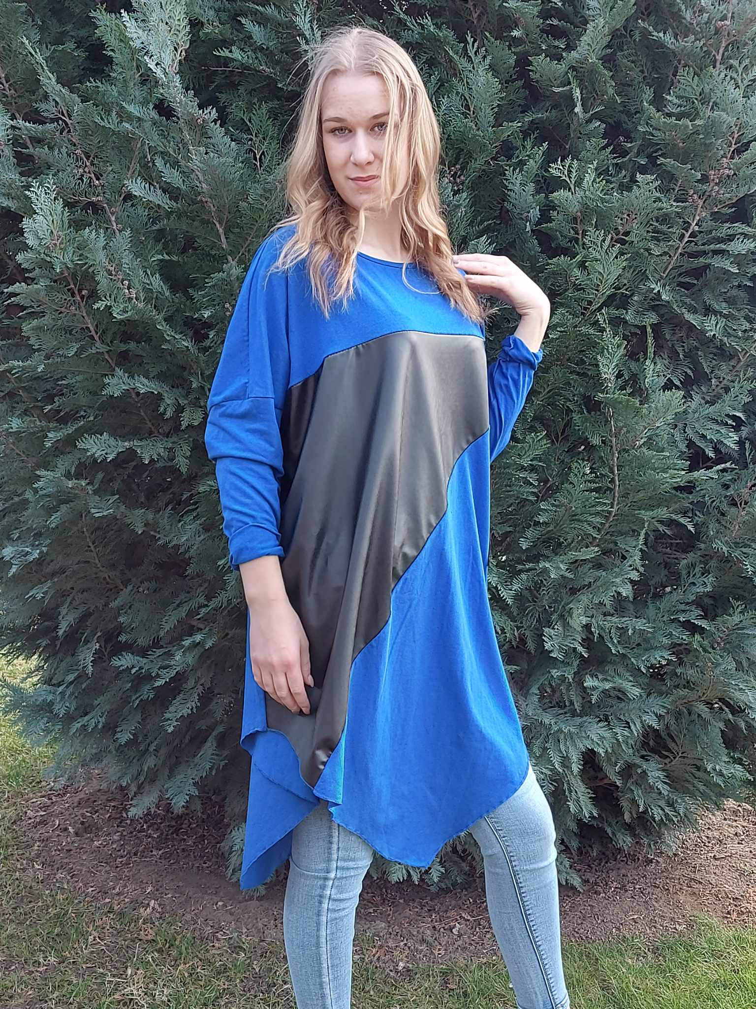 ASZIMMETRIKUS ALJÚ TUNIKA/RUHA-PLUS SIZE