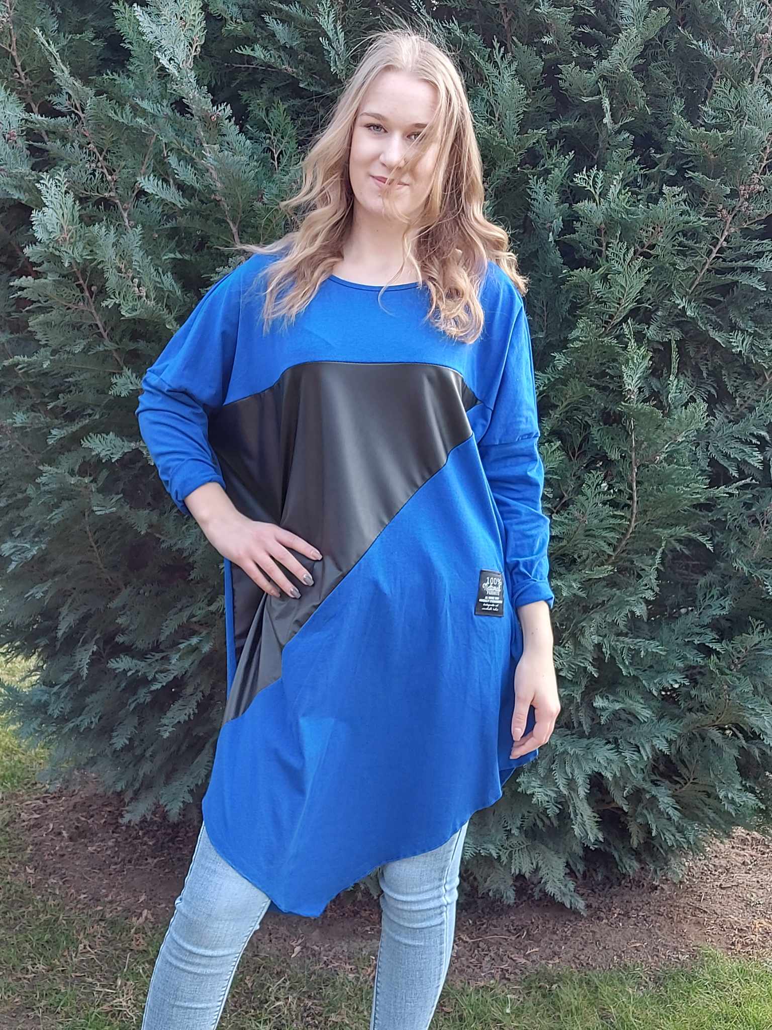 ASZIMMETRIKUS ALJÚ TUNIKA/RUHA-PLUS SIZE