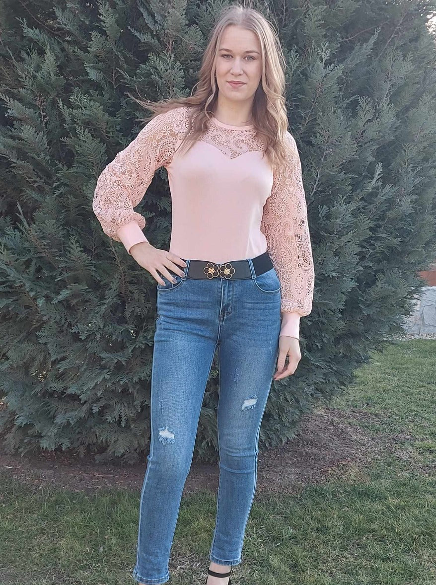 Női világoskék farmernadrág  (XS-XL)