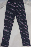 Fekete THERMO lány leggings (6év -16év)