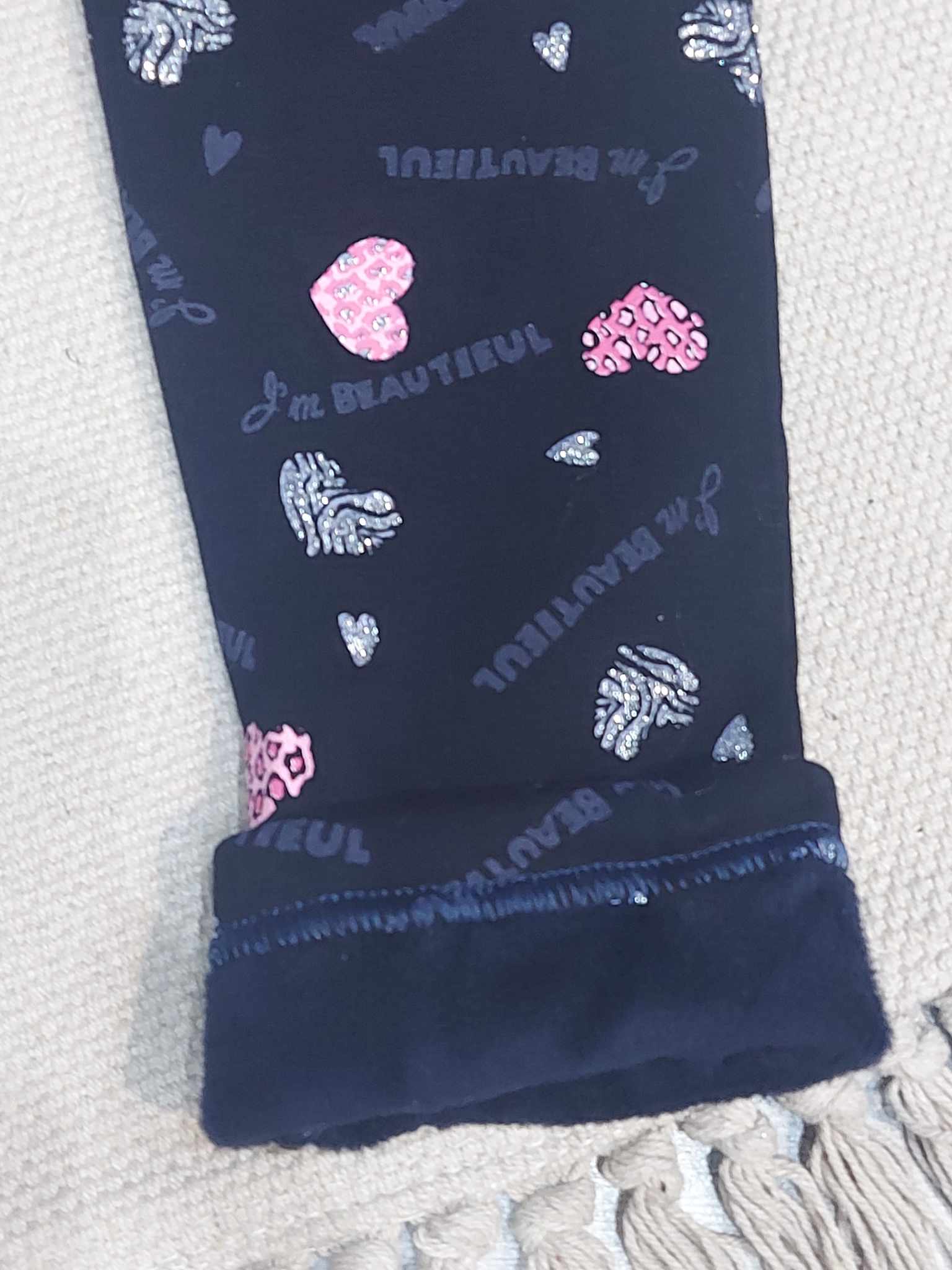 Szívecskés THERMO lány leggings (6 év-16 év)