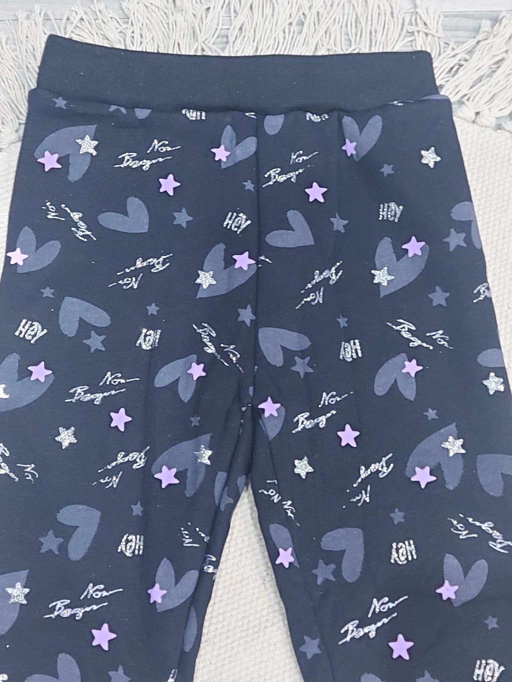 Csillag mintás THERMO lány leggings (6év-16év)