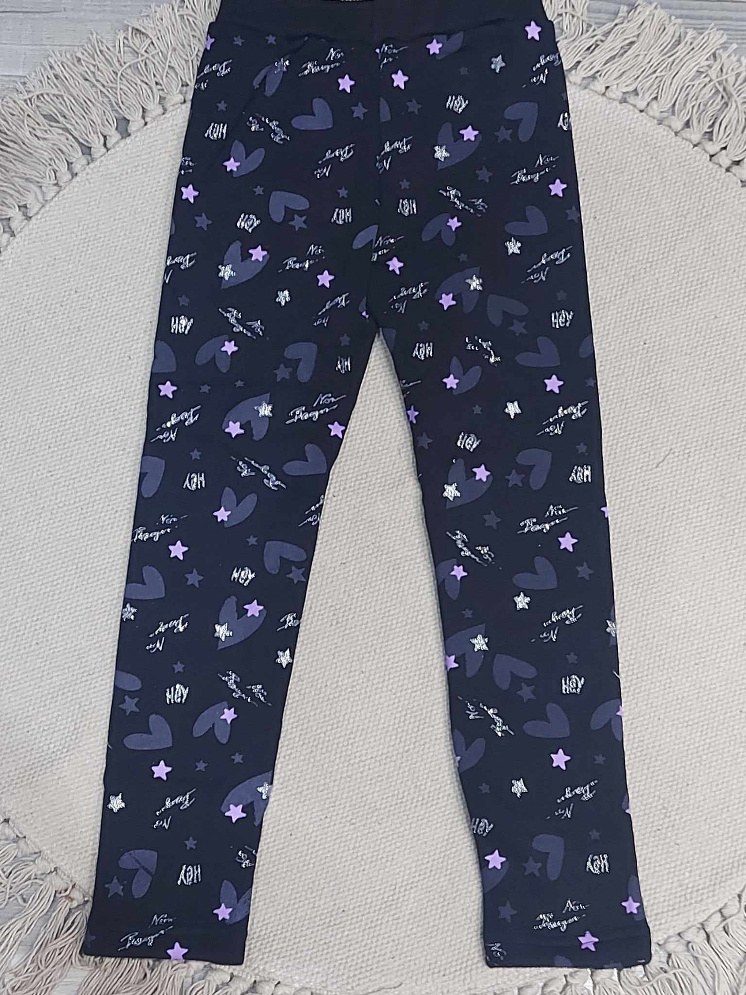Csillag mintás THERMO lány leggings (6év-16év)