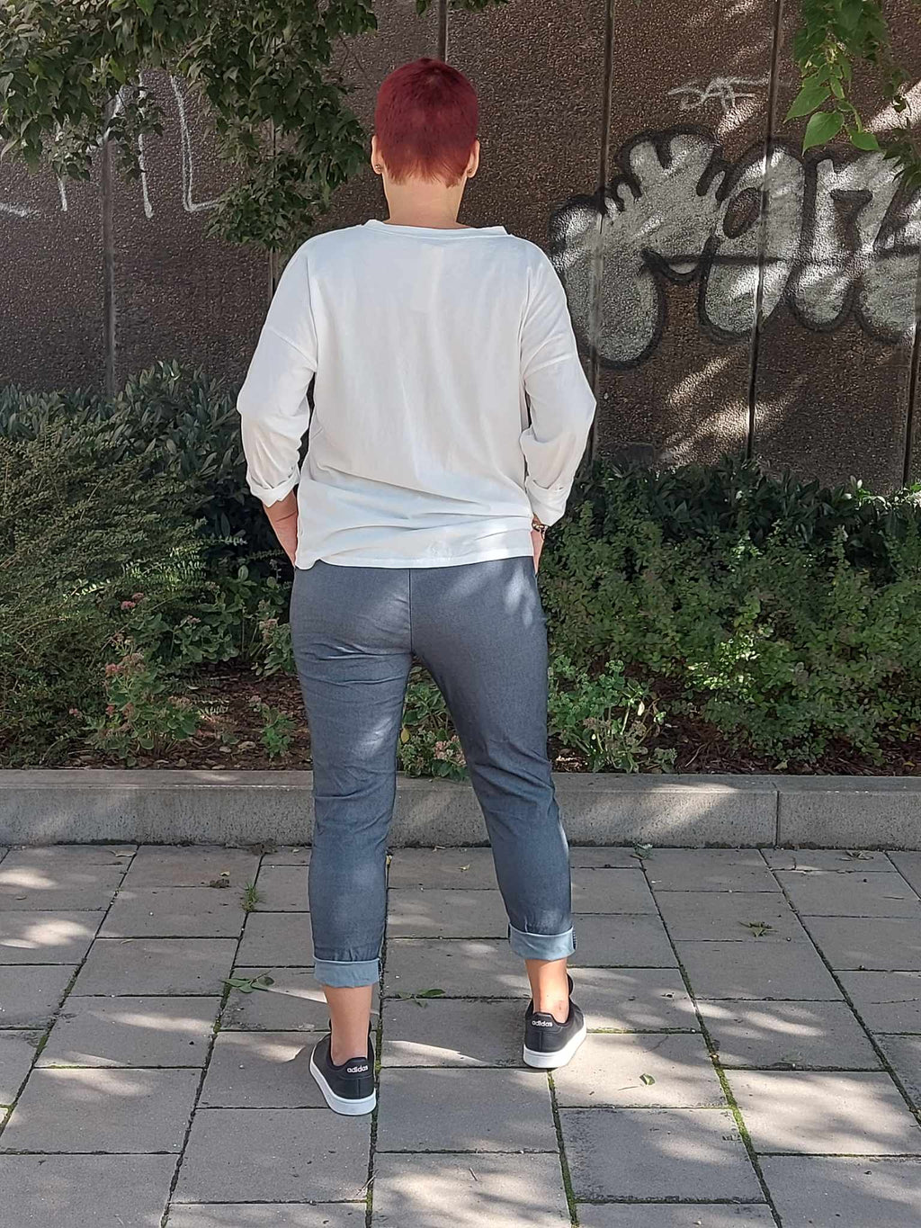 Gumis derekú női nadrág ( M-XXL)