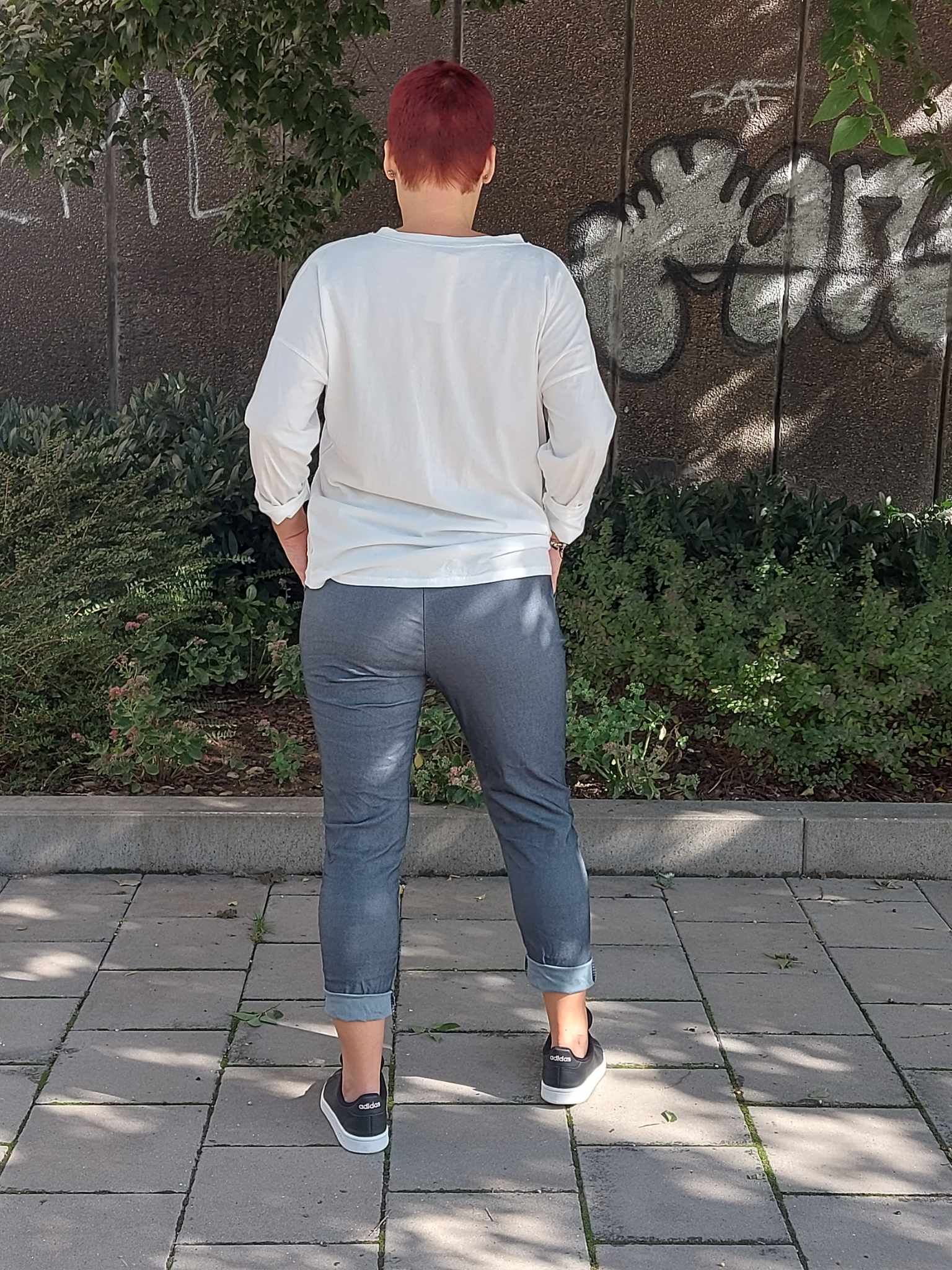 Gumis derekú női nadrág ( M-XXL)