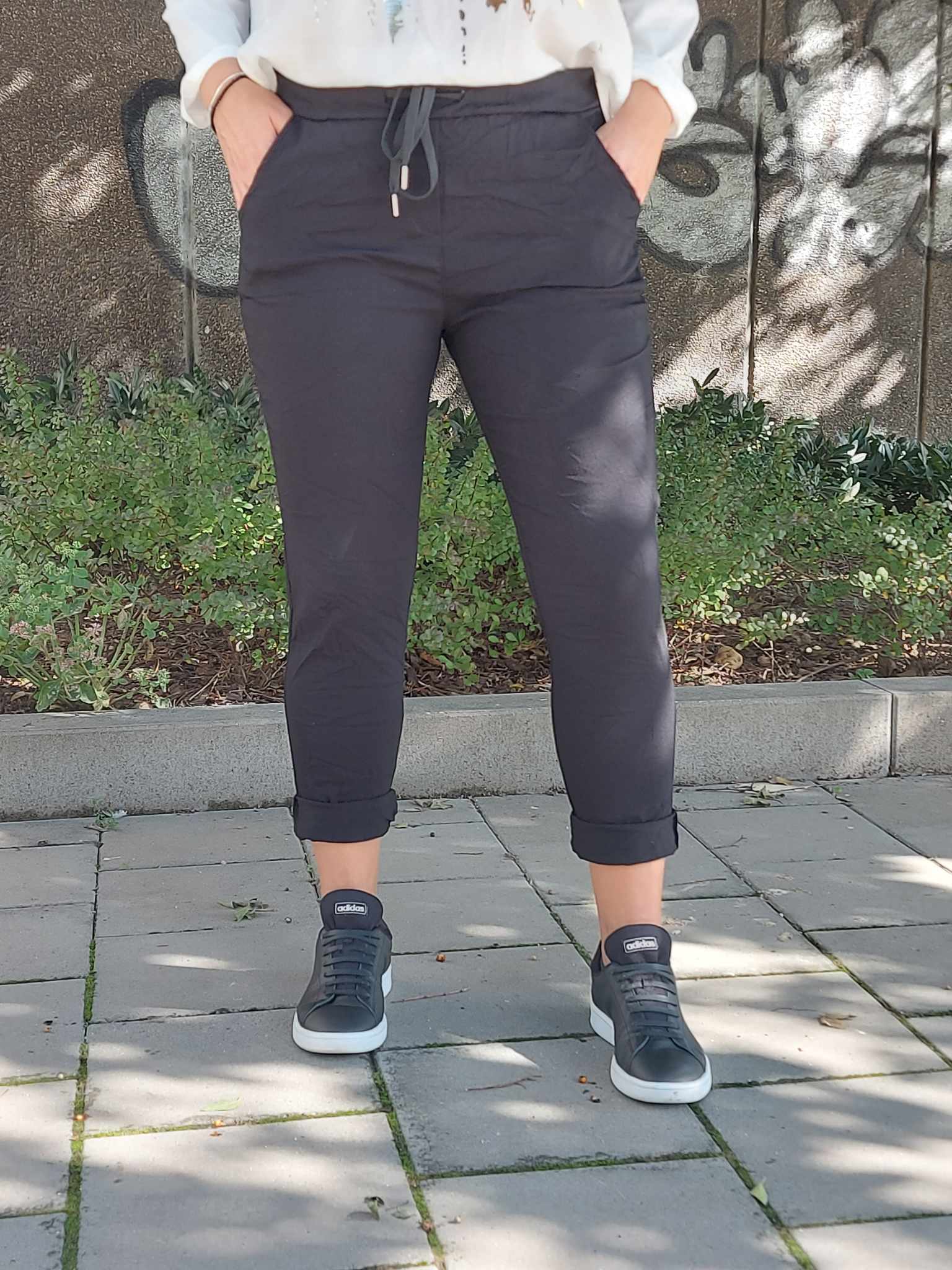 Gumis derekú női nadrág ( M-XXL)
