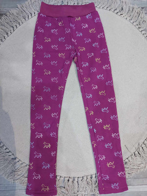 A kép megnyitása diavetítésben, RAINBOW lovacskás thermo lány leggings (116-146)
