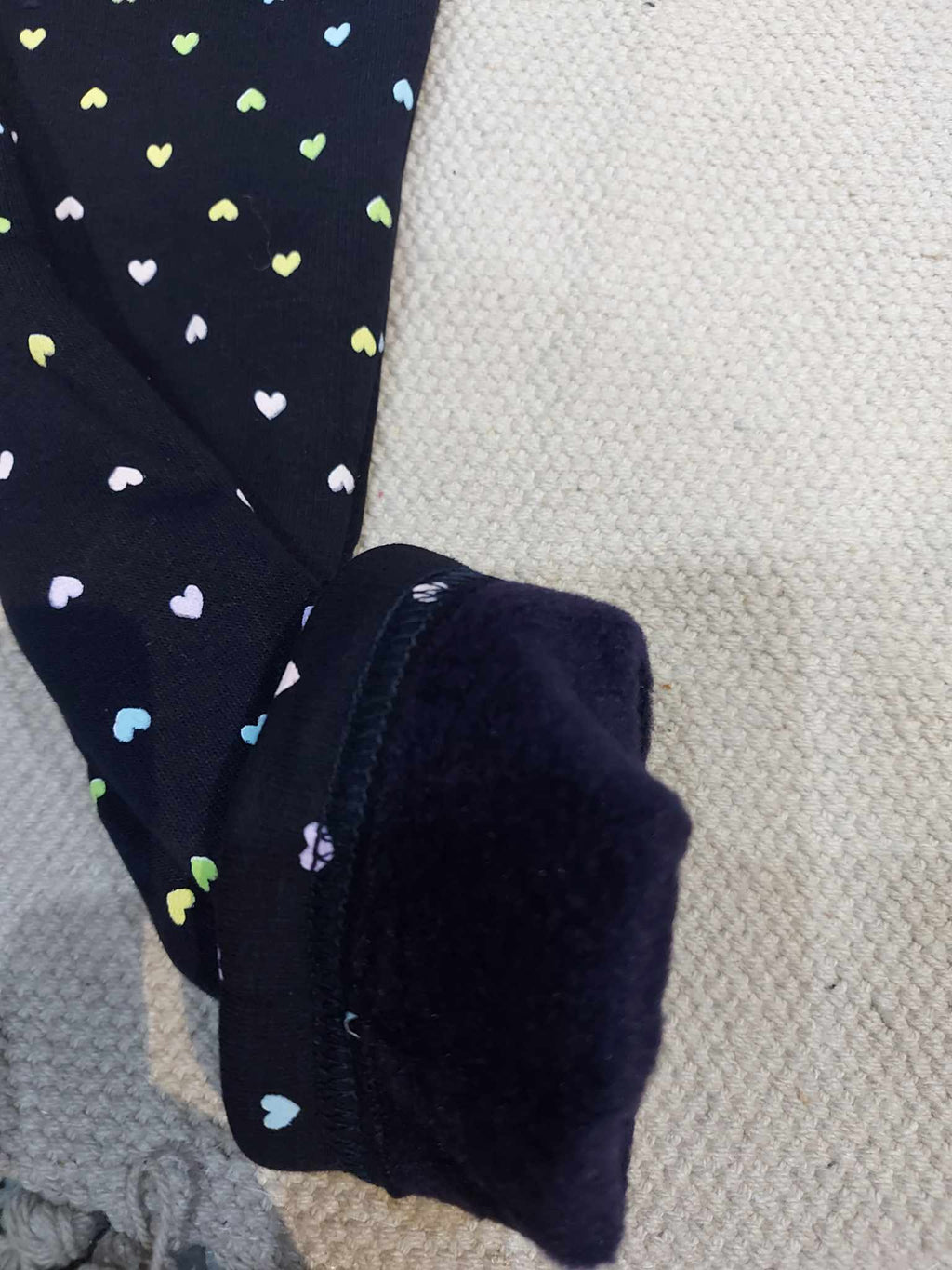 RAINBOW szívecskés thermo lány leggings ( 116-146)