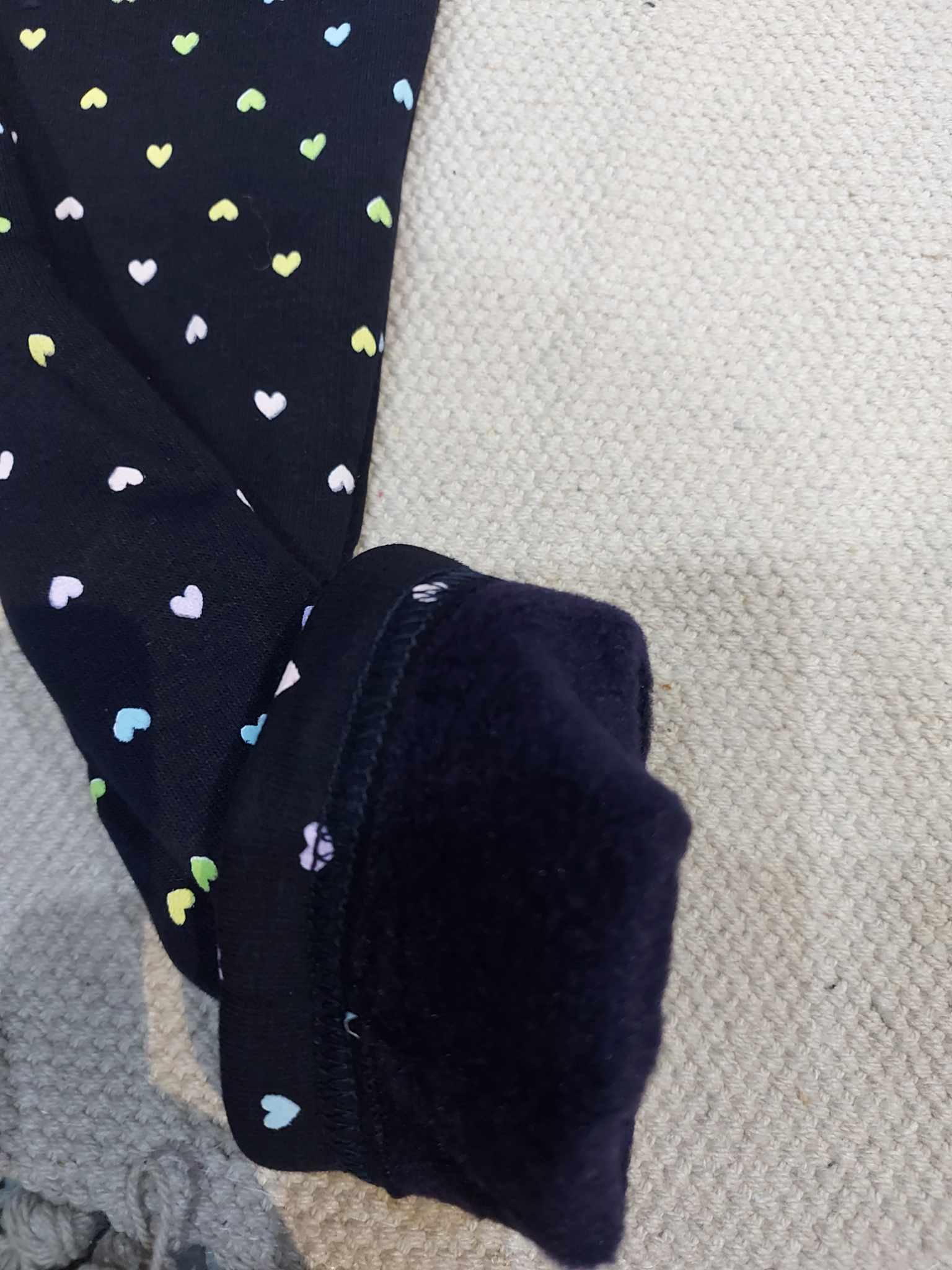 RAINBOW szívecskés thermo lány leggings ( 116-146)