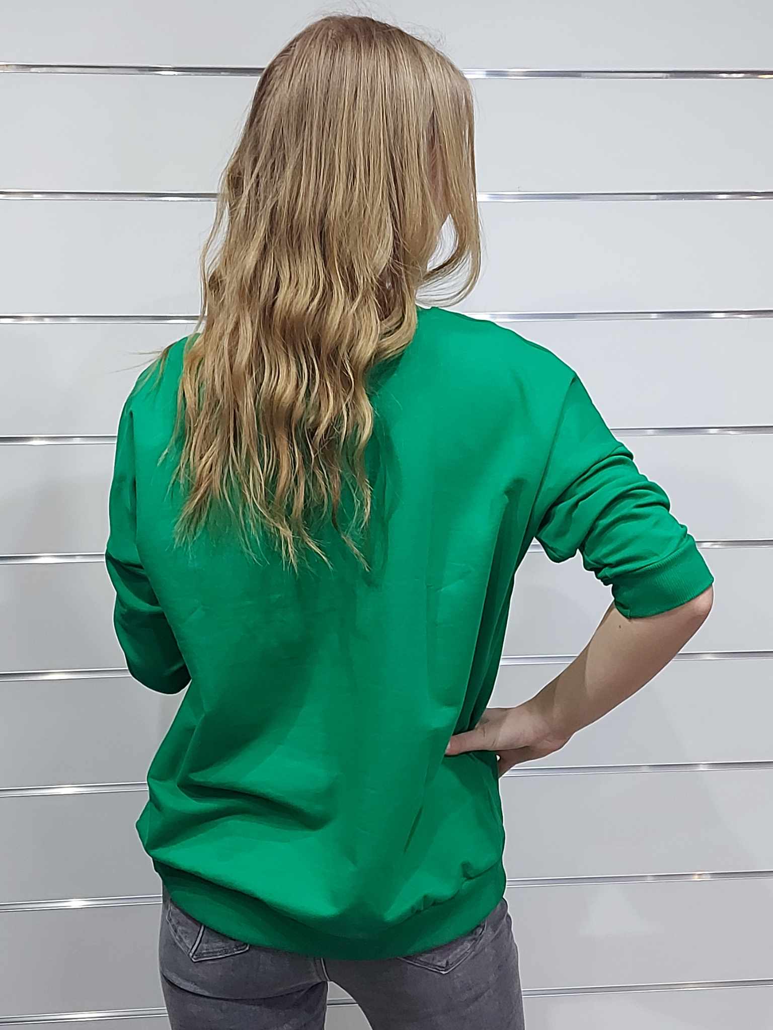 Női pamut felső 3D szív mintával-Sötétkék, zöld, bézs( S,M,L,XL)