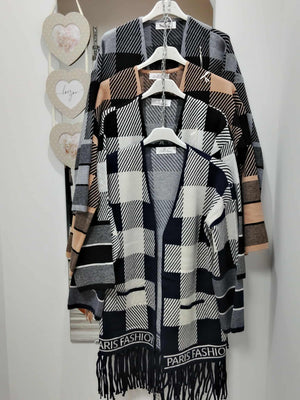 A kép megnyitása diavetítésben, Kötött női kardigán- M/L, XL/XXL
