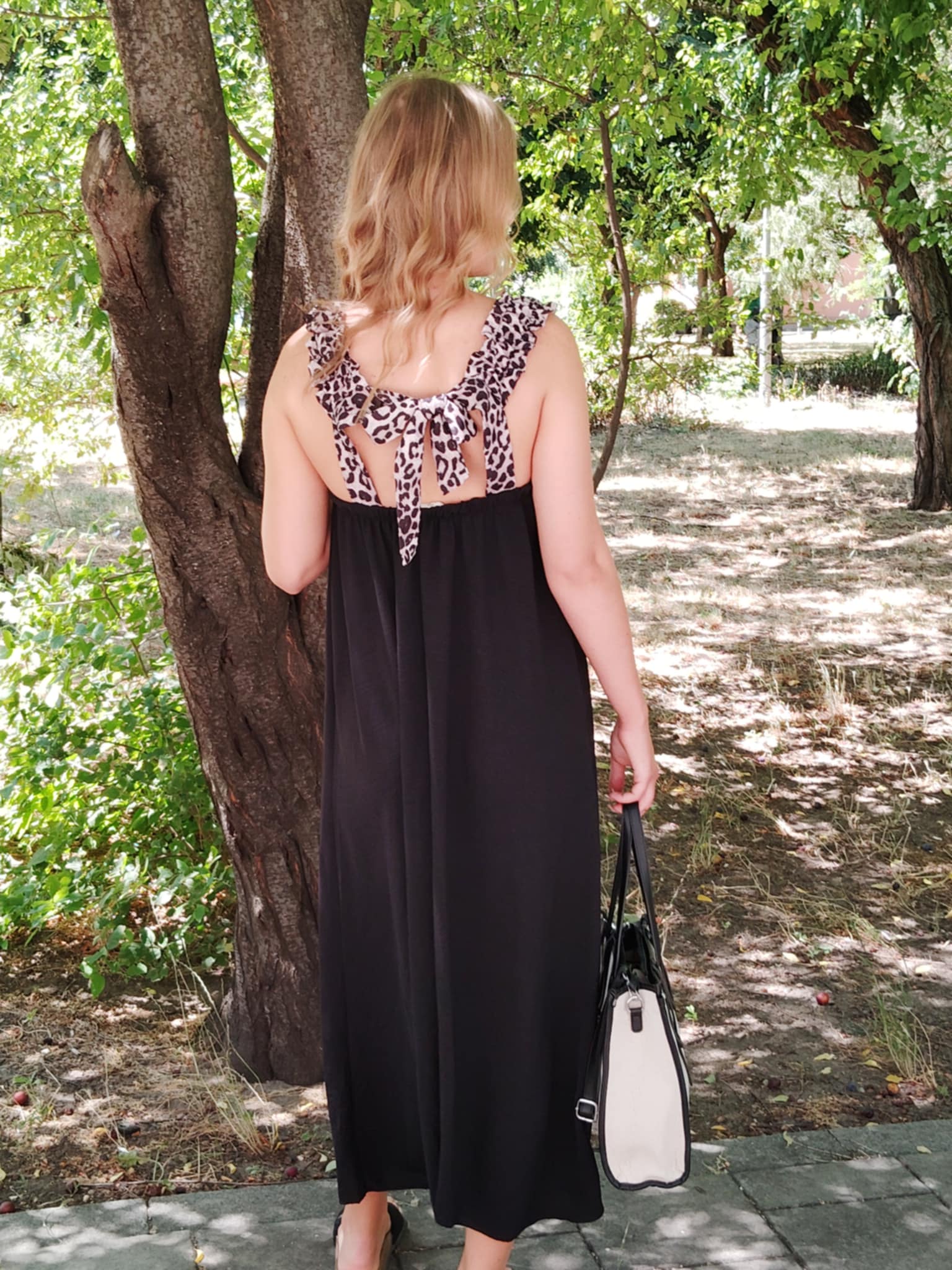 Nyári női ruha – Mintás vállpánttal ( S-XL)