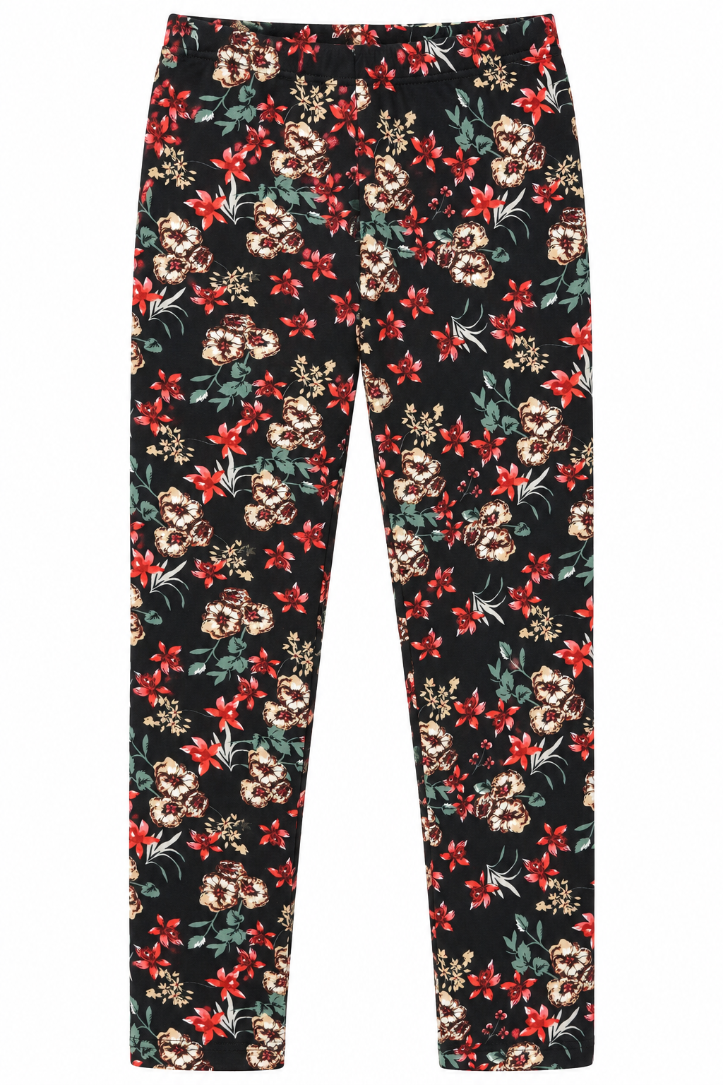 Virágmintás lány thermo leggings (134-170)