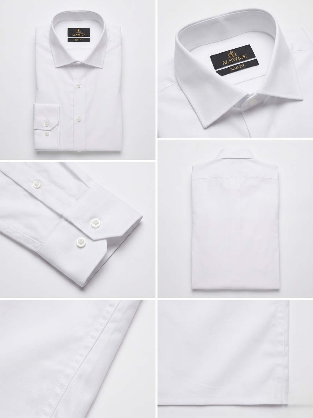 Férfi fehér hosszú ujjú ing( XS-XXL)