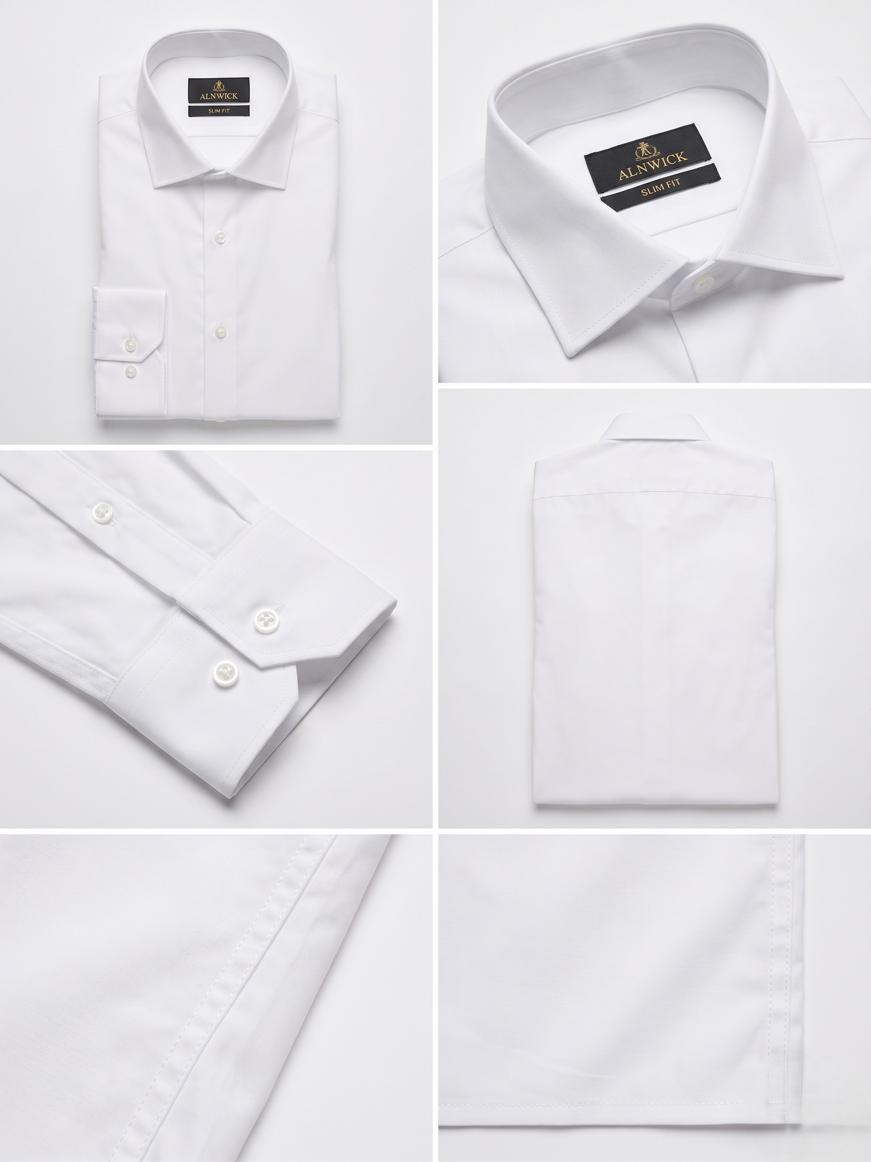 Férfi fehér hosszú ujjú ing( XS-XXL)