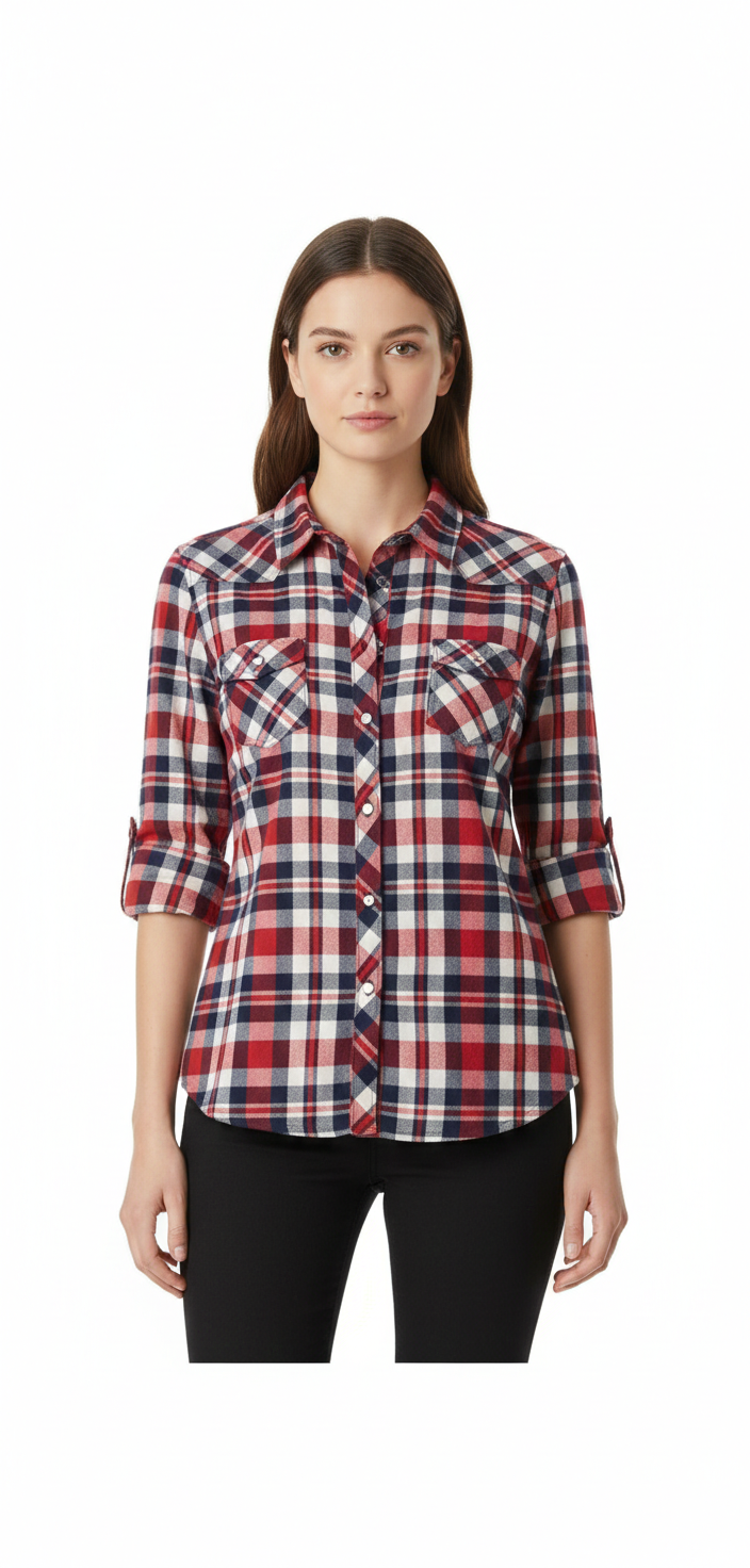 Női kockás ing ( 46-54) PLUS SIZE