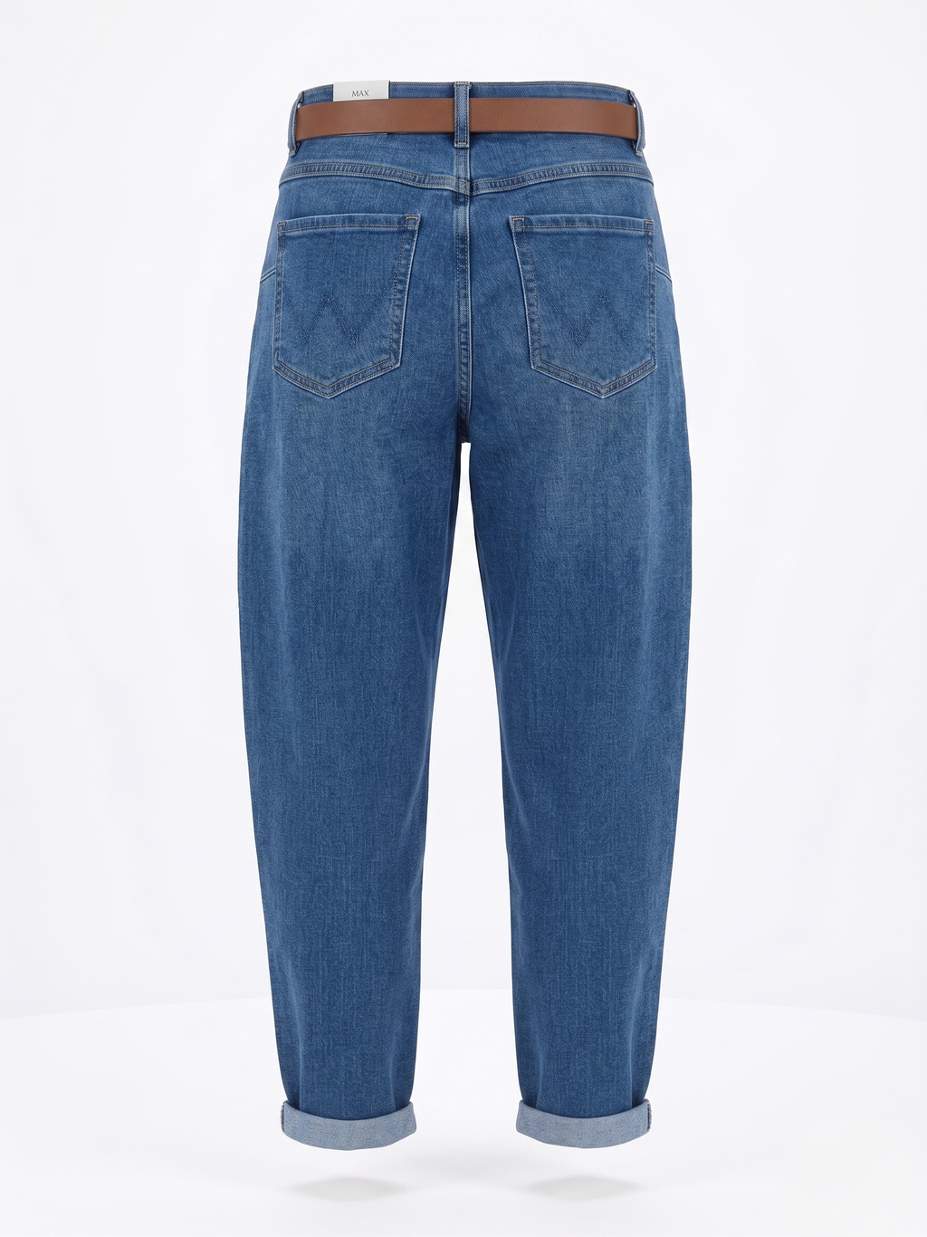 Női plus size baggy fit push-up farmernadrág – laza stílus nőies formával