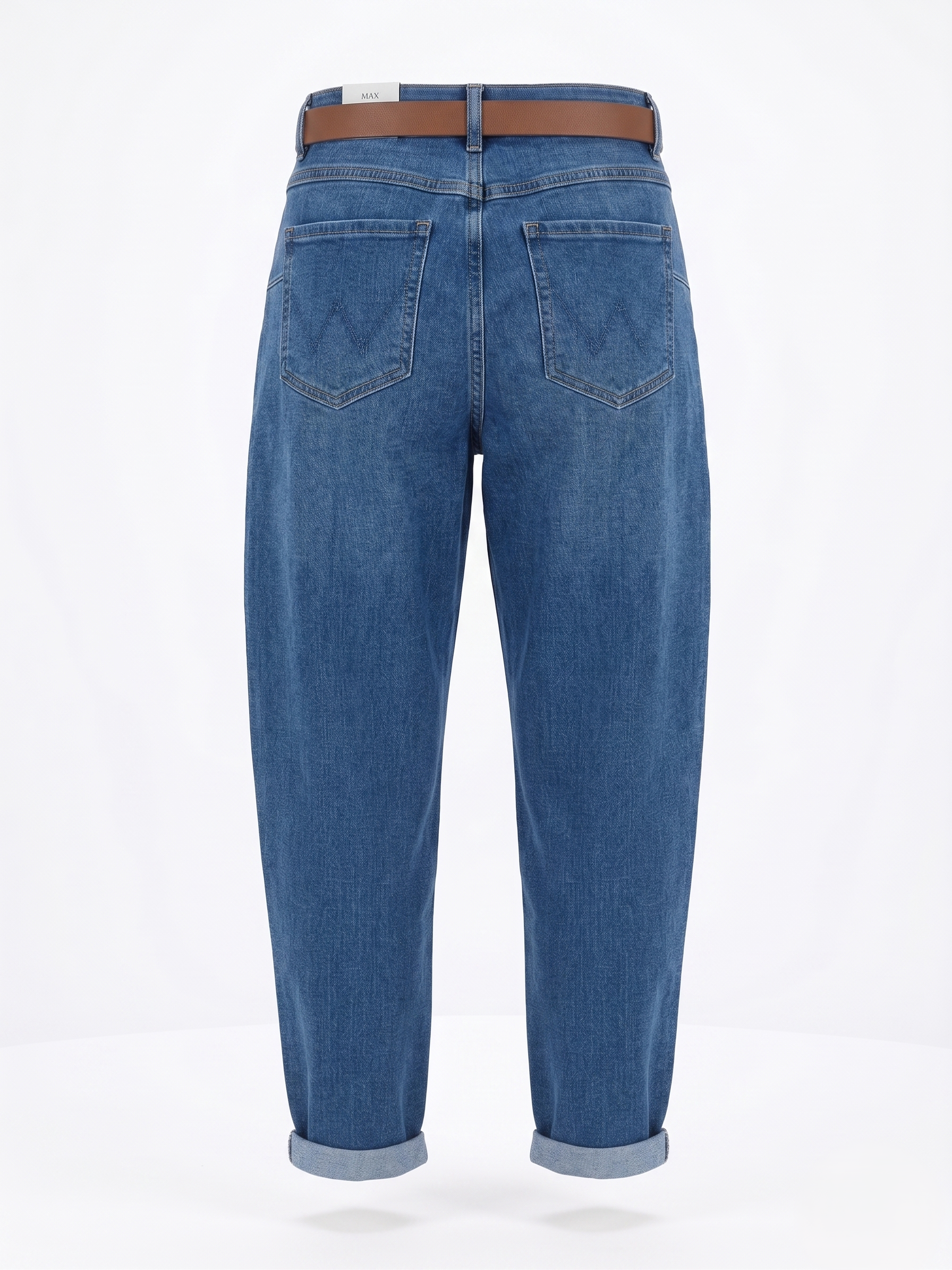 Női plus size baggy fit push-up farmernadrág – laza stílus nőies formával