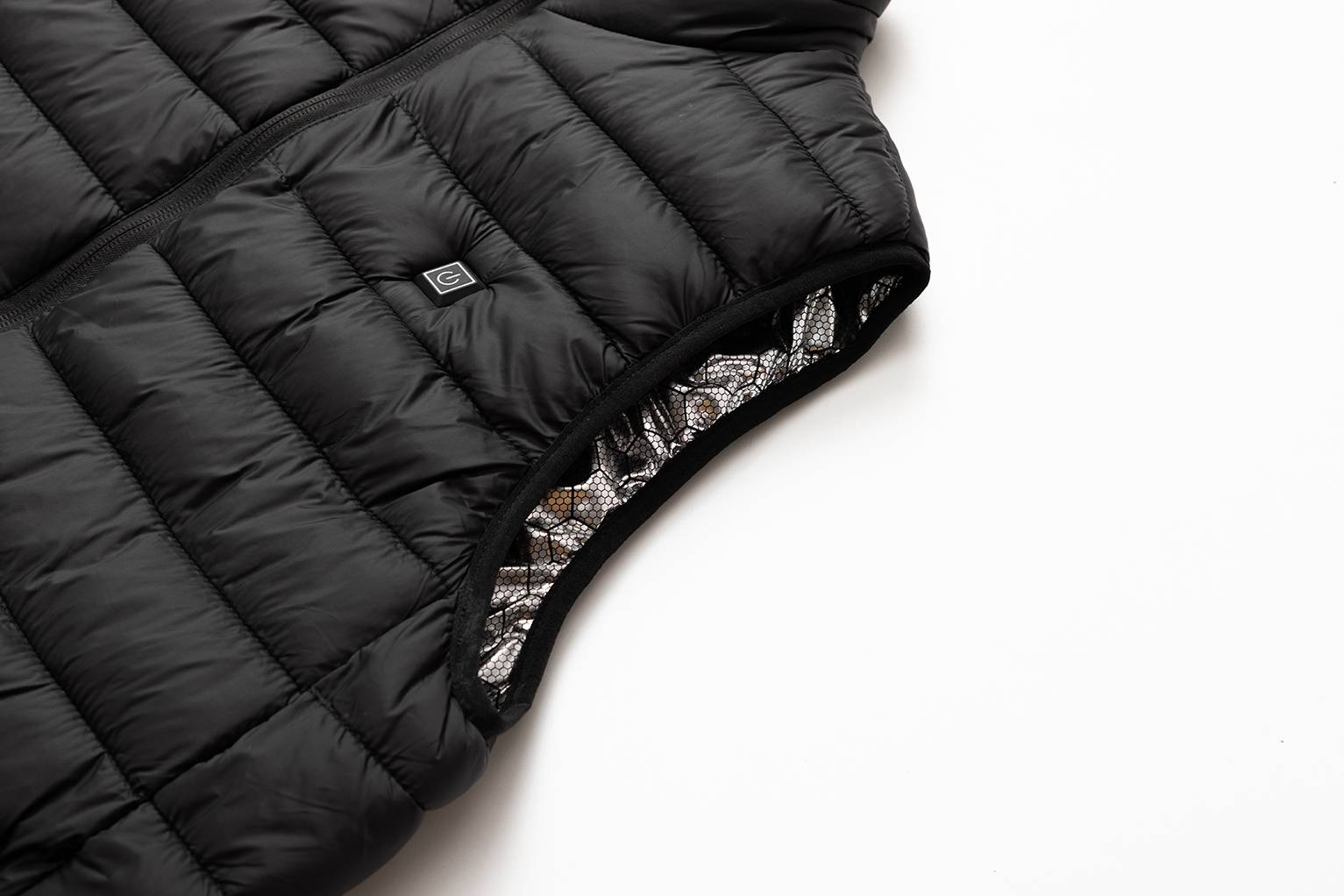 Fűthető steppelt mellény- Fekete (M-XXL)