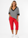 Noi-csikos-plussize-v-nyaku-polo-Rainbow.com