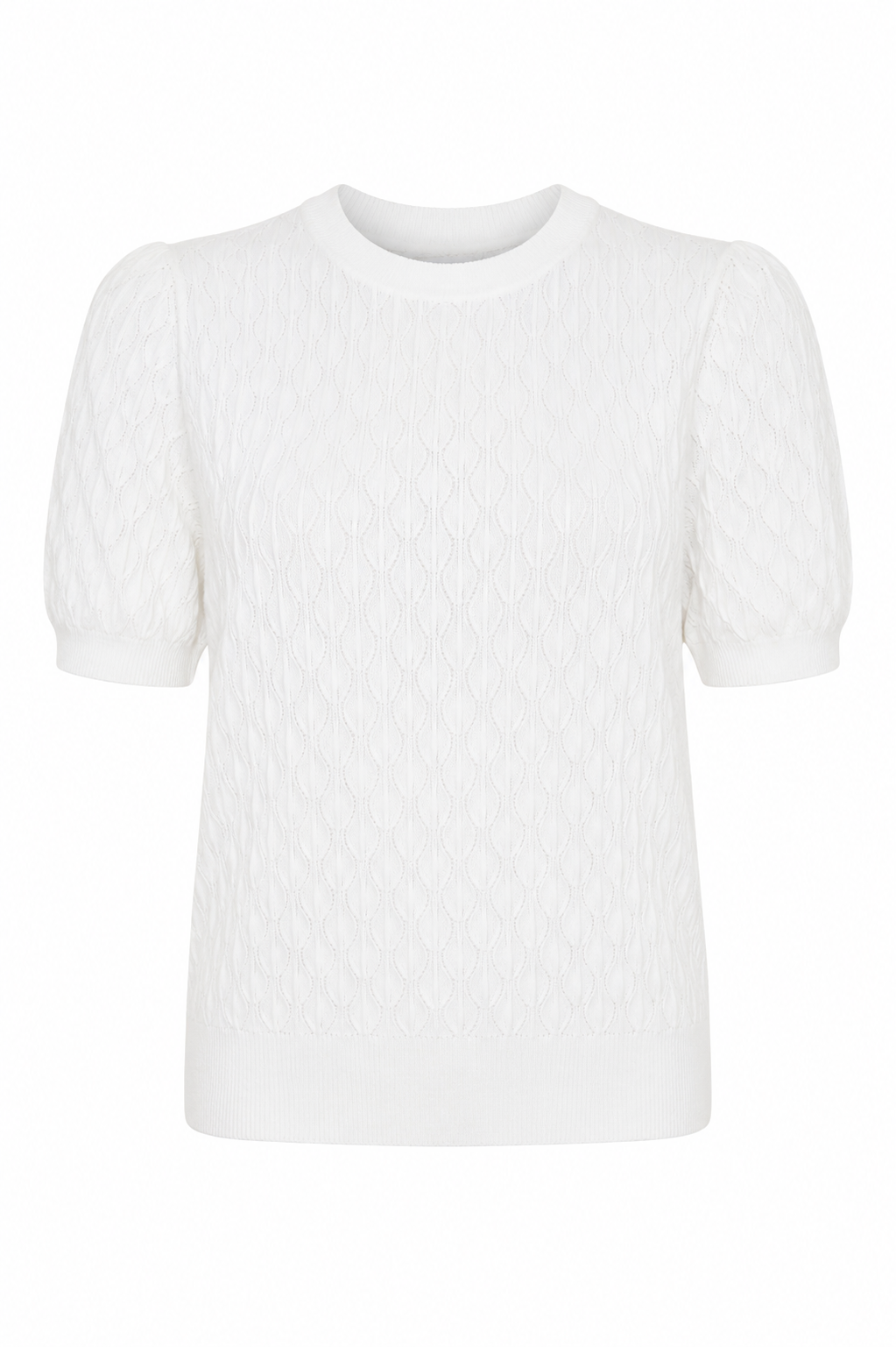 Női kötött rövid ujjú felső – elegáns, puha viselet (S/M, L/XL)