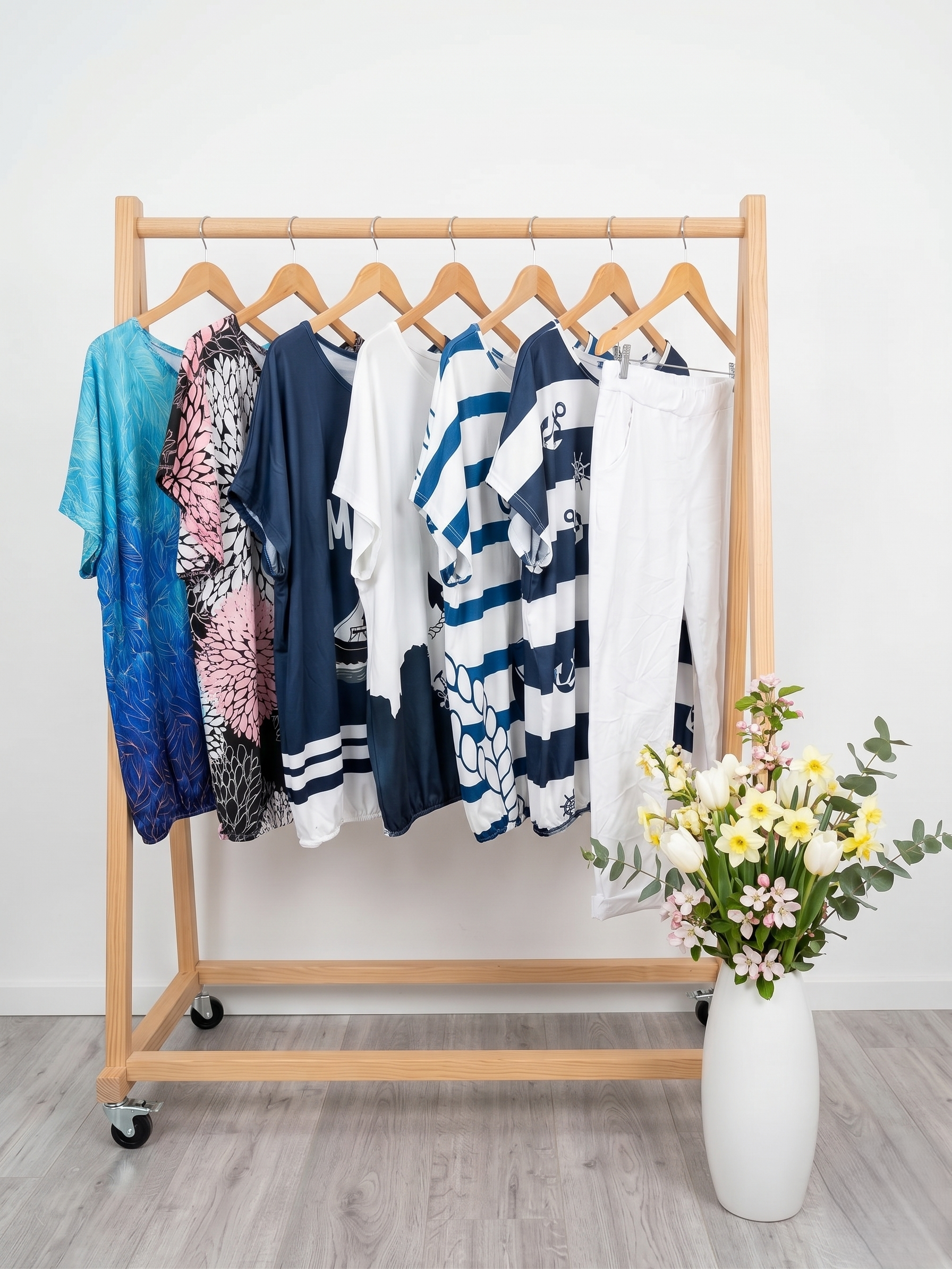 Női plus size mintás póló – kényelmes, rugalmas és stílusos viselet(L-4XL)