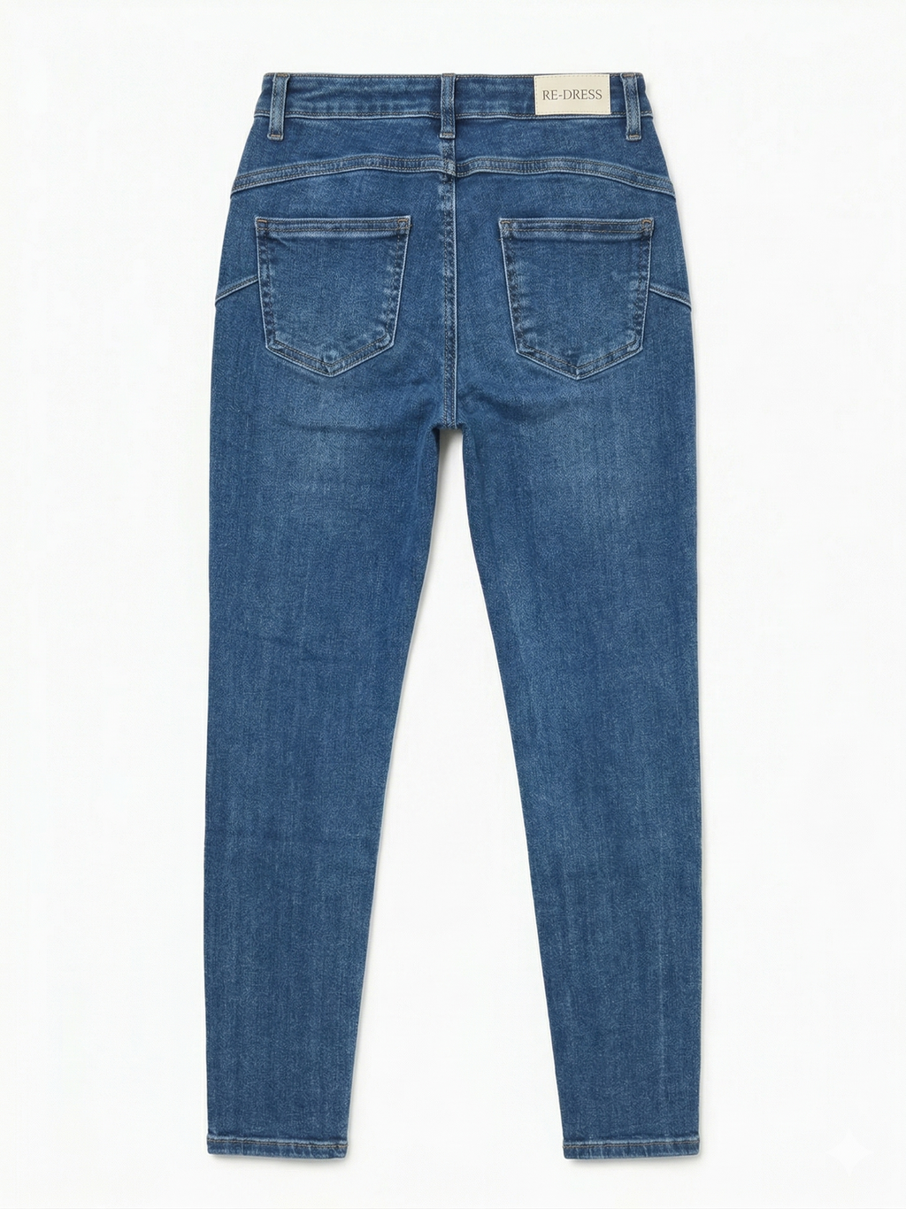 RE-DRESS Női Push-Up Slim Farmernadrág – Koptatott Kék(S-XXL)