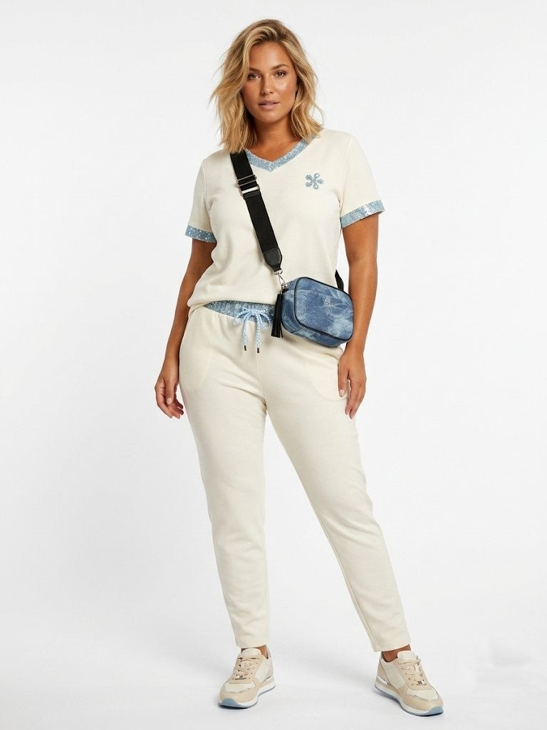 Trendy női szett póló+nadrág ( M-2XL)