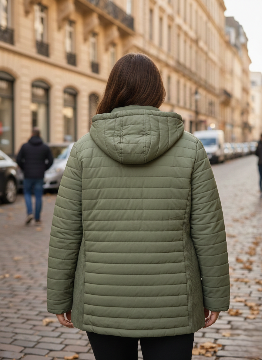Prémium Női Átmeneti Kabát – Üde Pisztáciazöld Elegancia (L-6XL)
