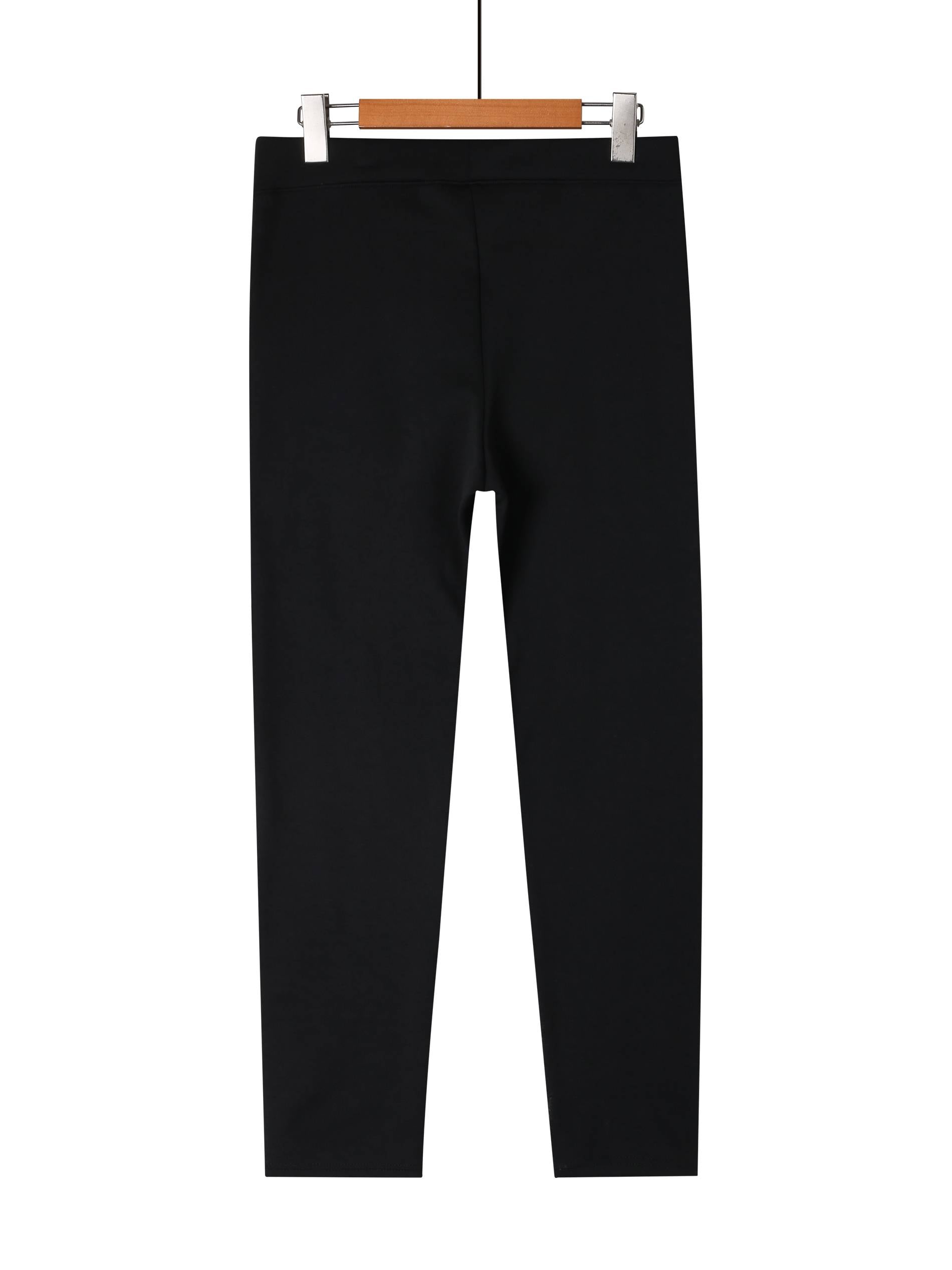 Fekete bélelt női leggings (S-4XL)