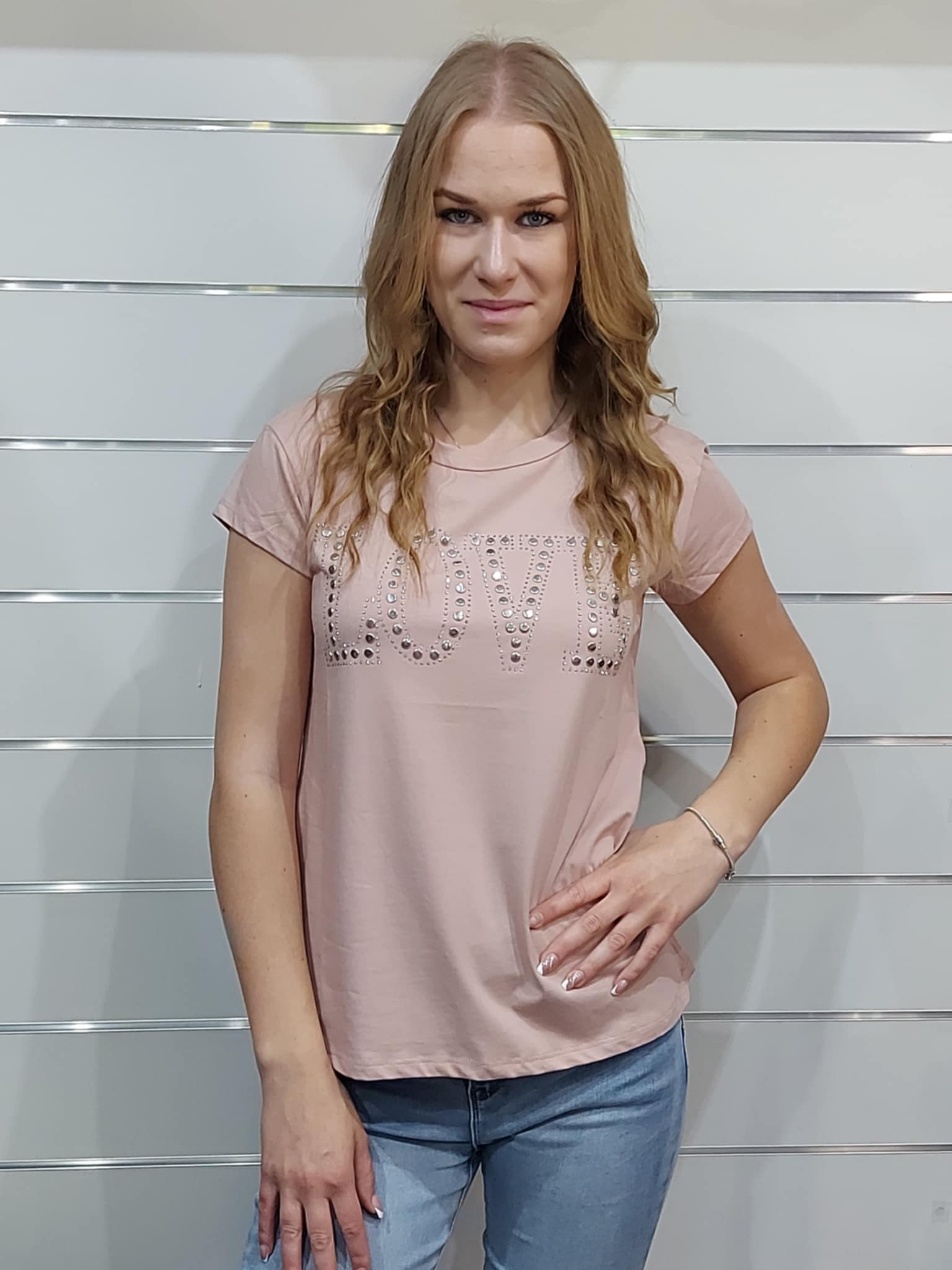 Női fésült pamut póló – kényelmes, stílusos, ragyogó részletekkel(S-XL)