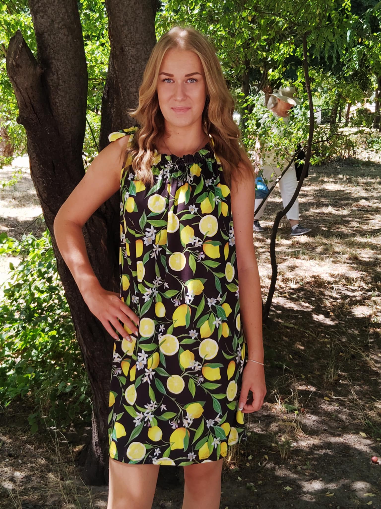 Citrommintás női nyári ruha – Lezser, stílusos, kényelmes ( S-XXL)