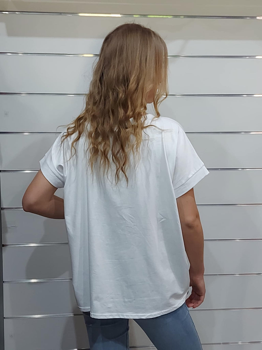 Női Plus Size Pamut Póló – Virágmintás, Strasszköves Díszítéssel ( M-3XL)