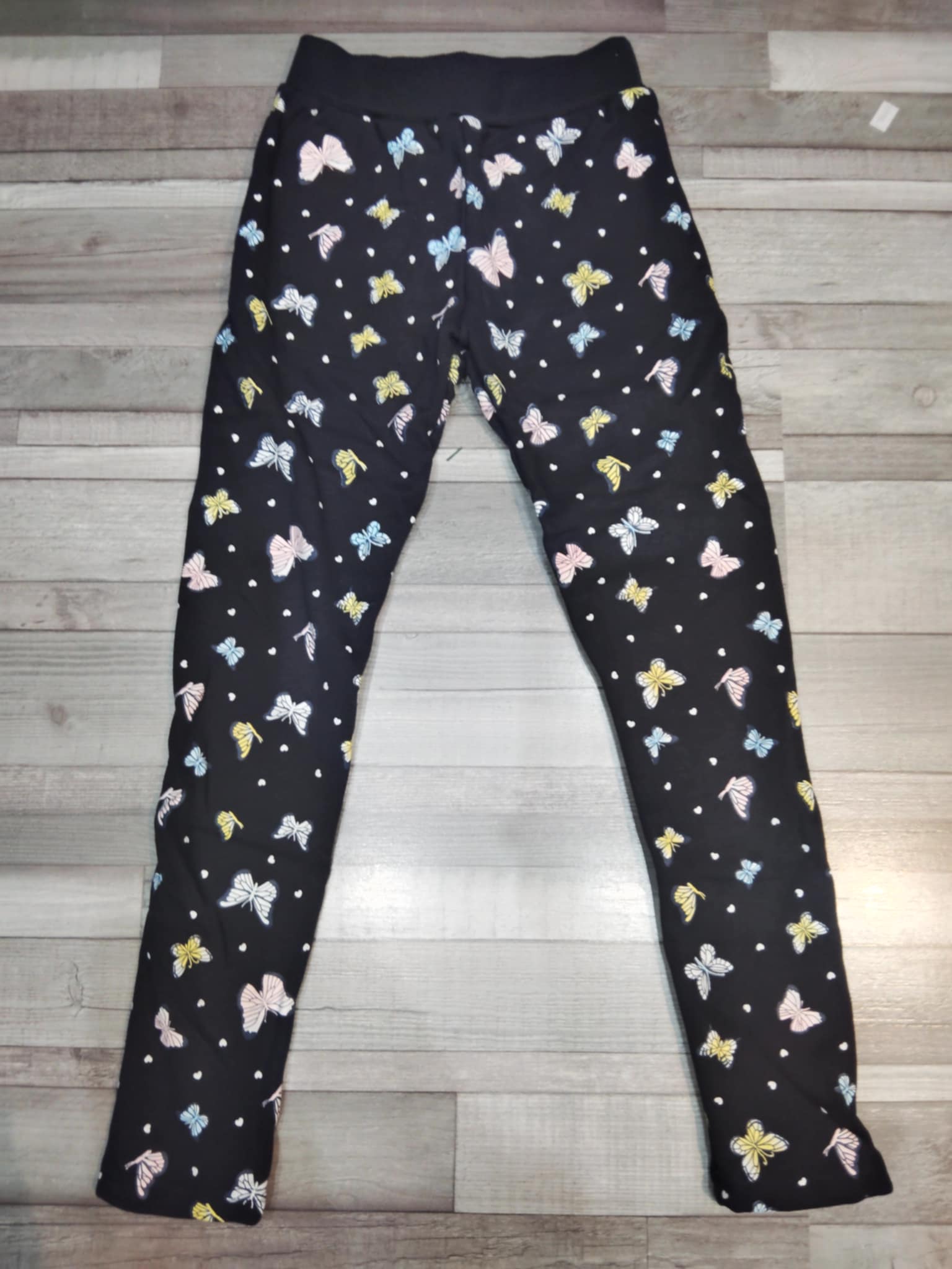Lányka thermo leggings “Butterfly” mintával – 116–146
