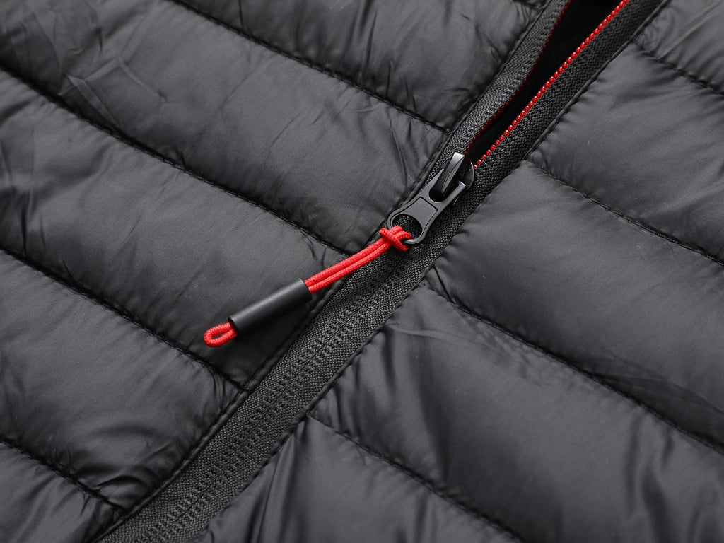 Steppelt fűthető férfi kabát (3XL-6 XL )- FEKETE