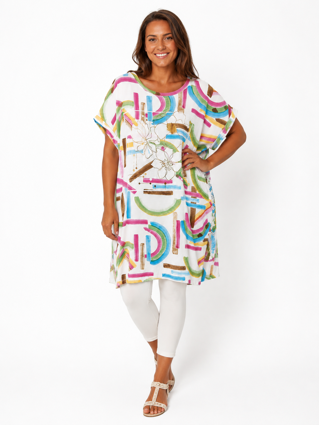 Női prémium pamut tunika-PLUS SIZE( L-3XL)