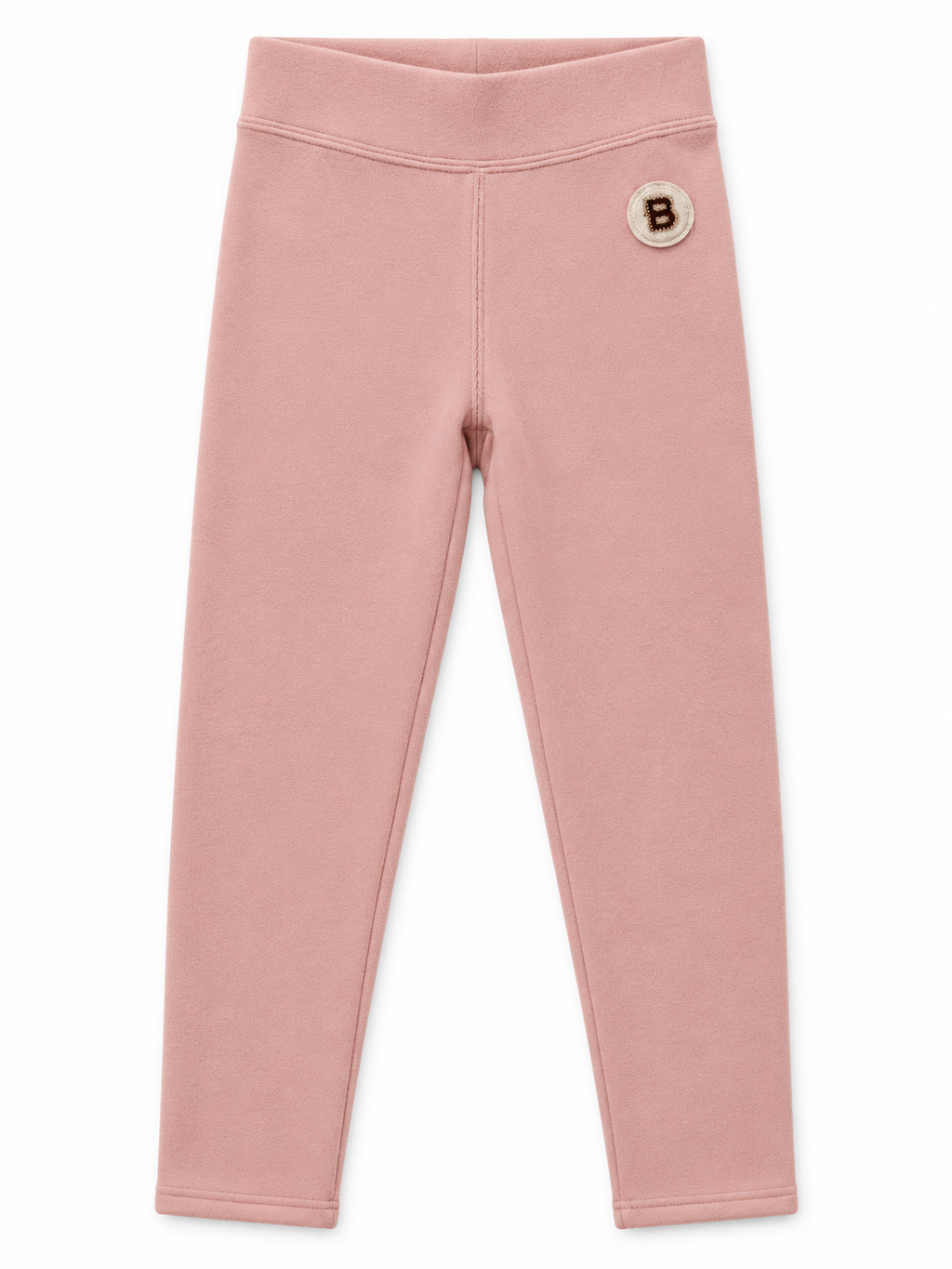 Thermo bundás lány leggings – rózsaszín, szürke (116-146)