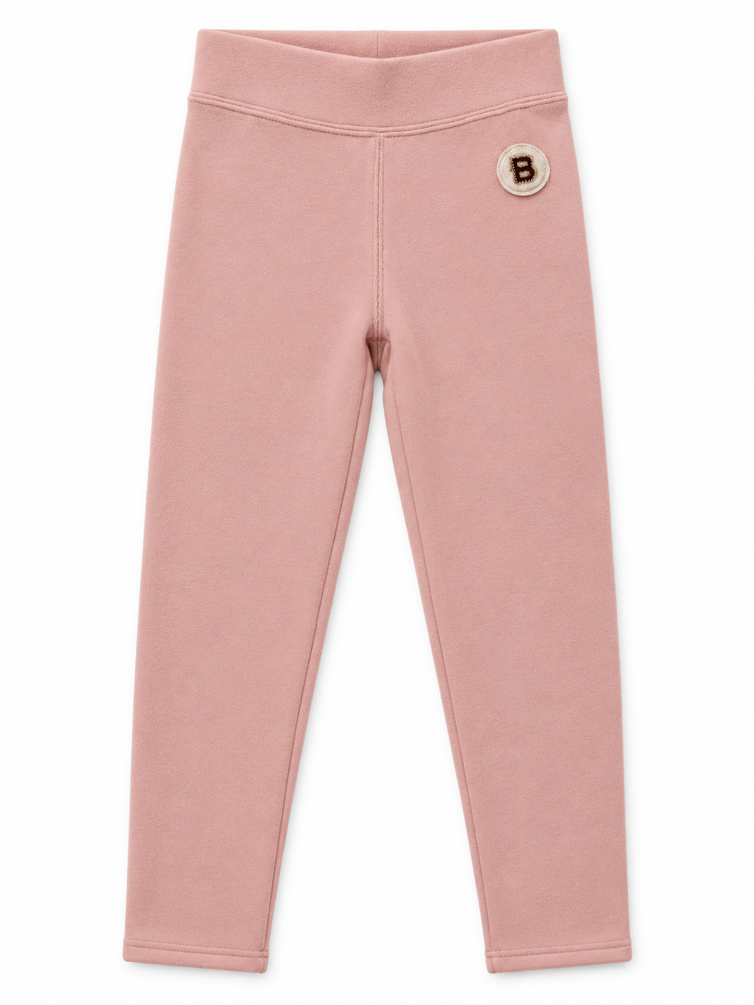 Thermo bundás lány leggings – rózsaszín, szürke (116-146)