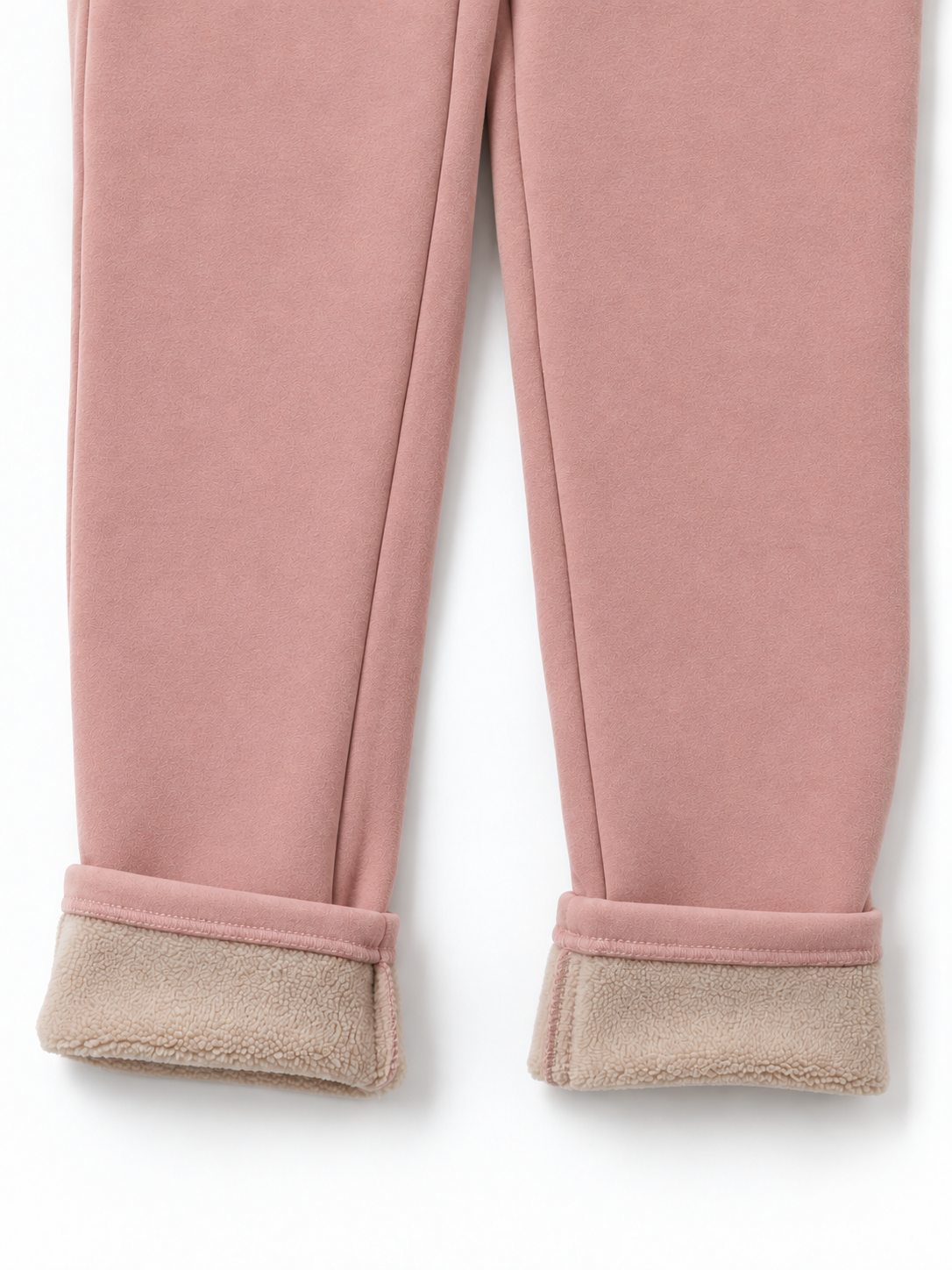 Thermo bundás lány leggings – rózsaszín, szürke (116-146)