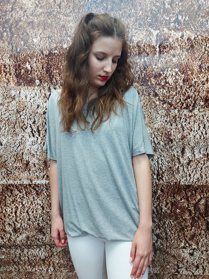 RÖVID UJJÚ, GUMIS ALJÚ NŐI PÓLÓ - Rainbow Trend Shop